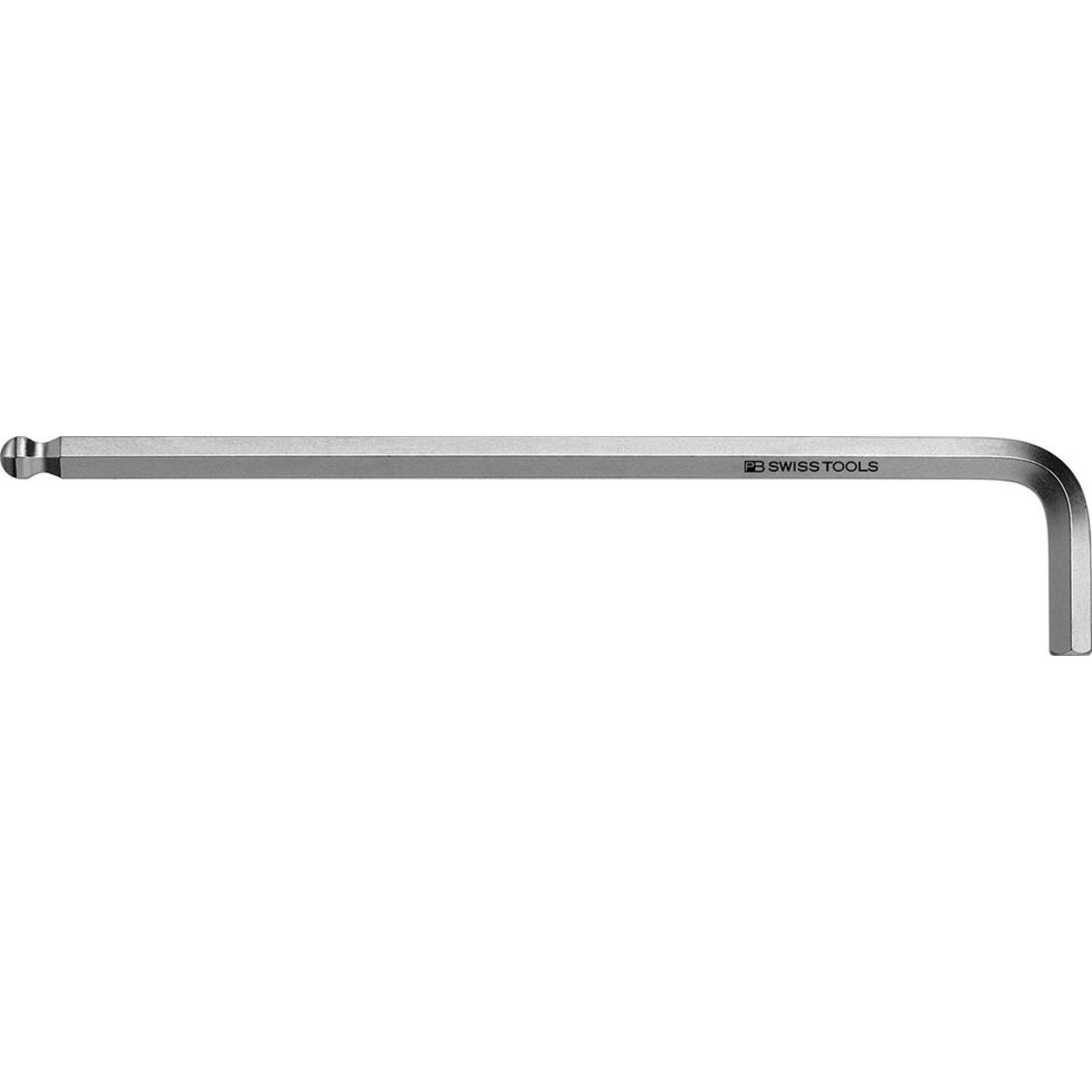 Winkelschraubendreher DIN 911L verchromt 1/16" Kugelkopf PB Swiss Tools