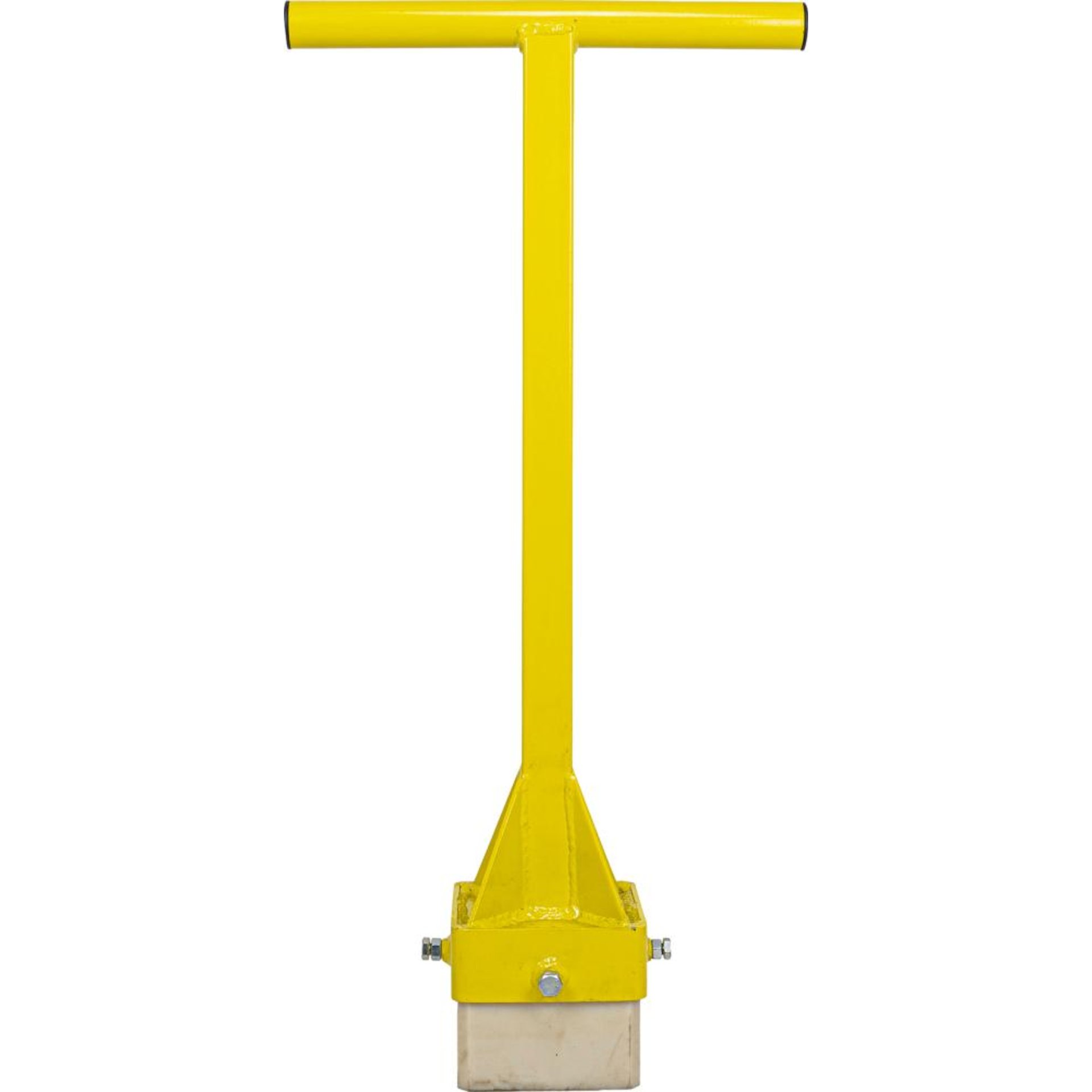 Nylon Stampfer, "Big Foot" Pulverlackiert Gelb