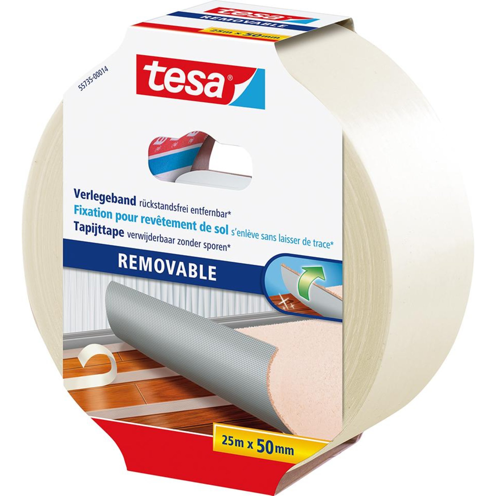 tesa® Verlegeband Rückstandsfrei entfernbar