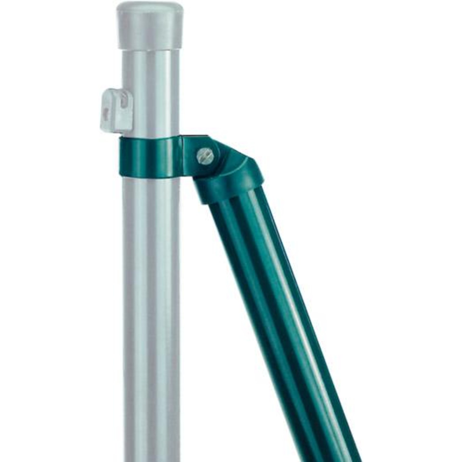 Strebe, 34 mm, grün beschichtet, mit 34er Schelle