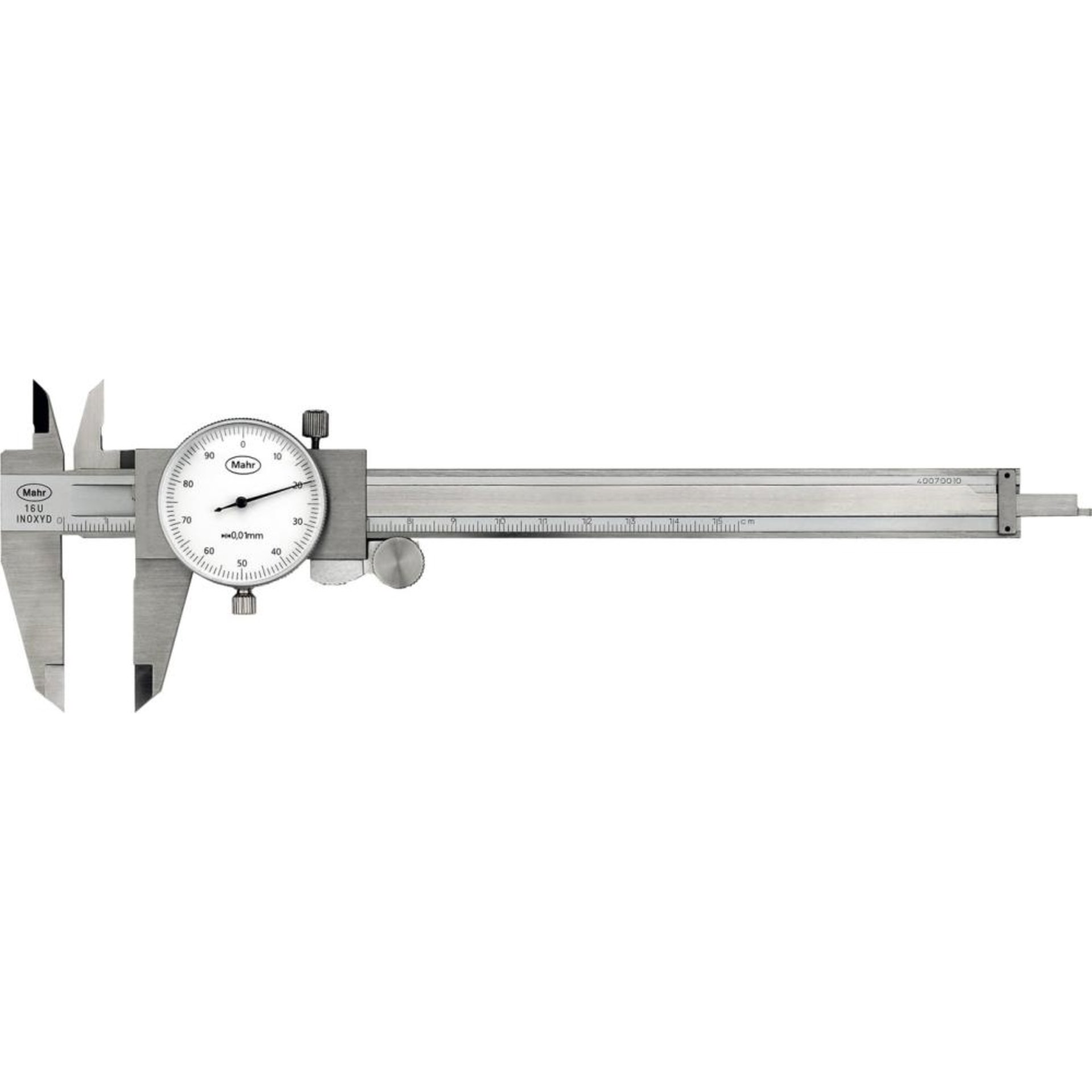 Uhrmessschieber 150mm 0,01mm MAHR