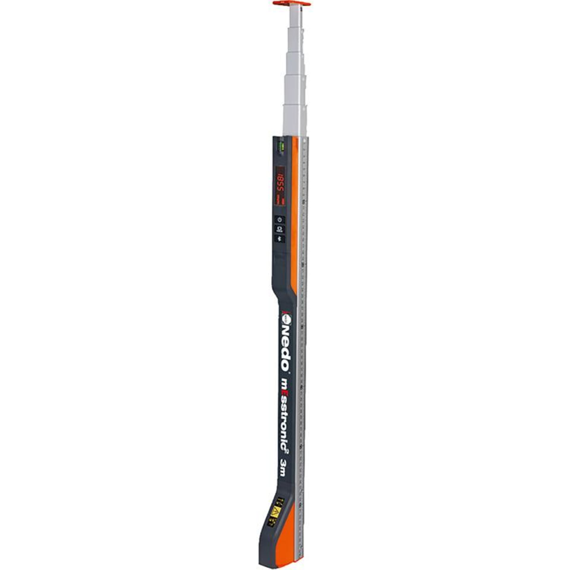 Teleskop-Messstab digital0,70-3,0m mEsstronic Easymit Bluetooth Nedo