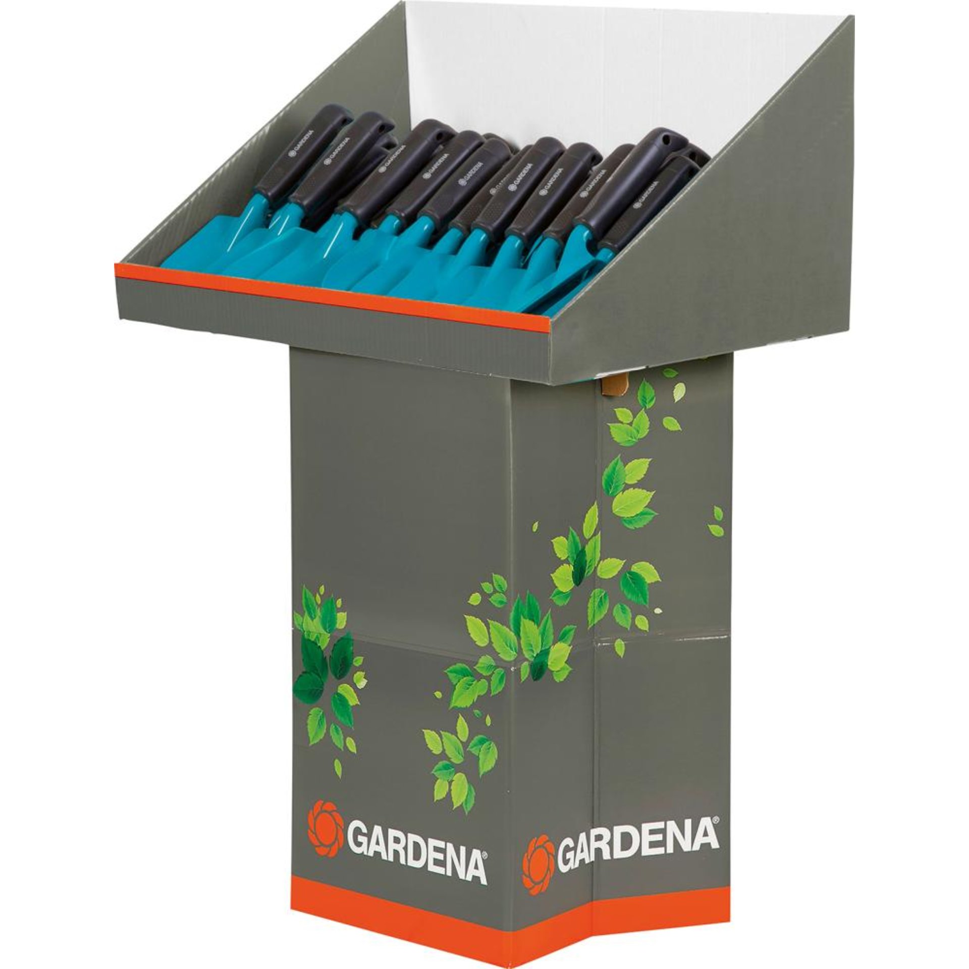 Blumenkellen Display Beschaffungsartikel