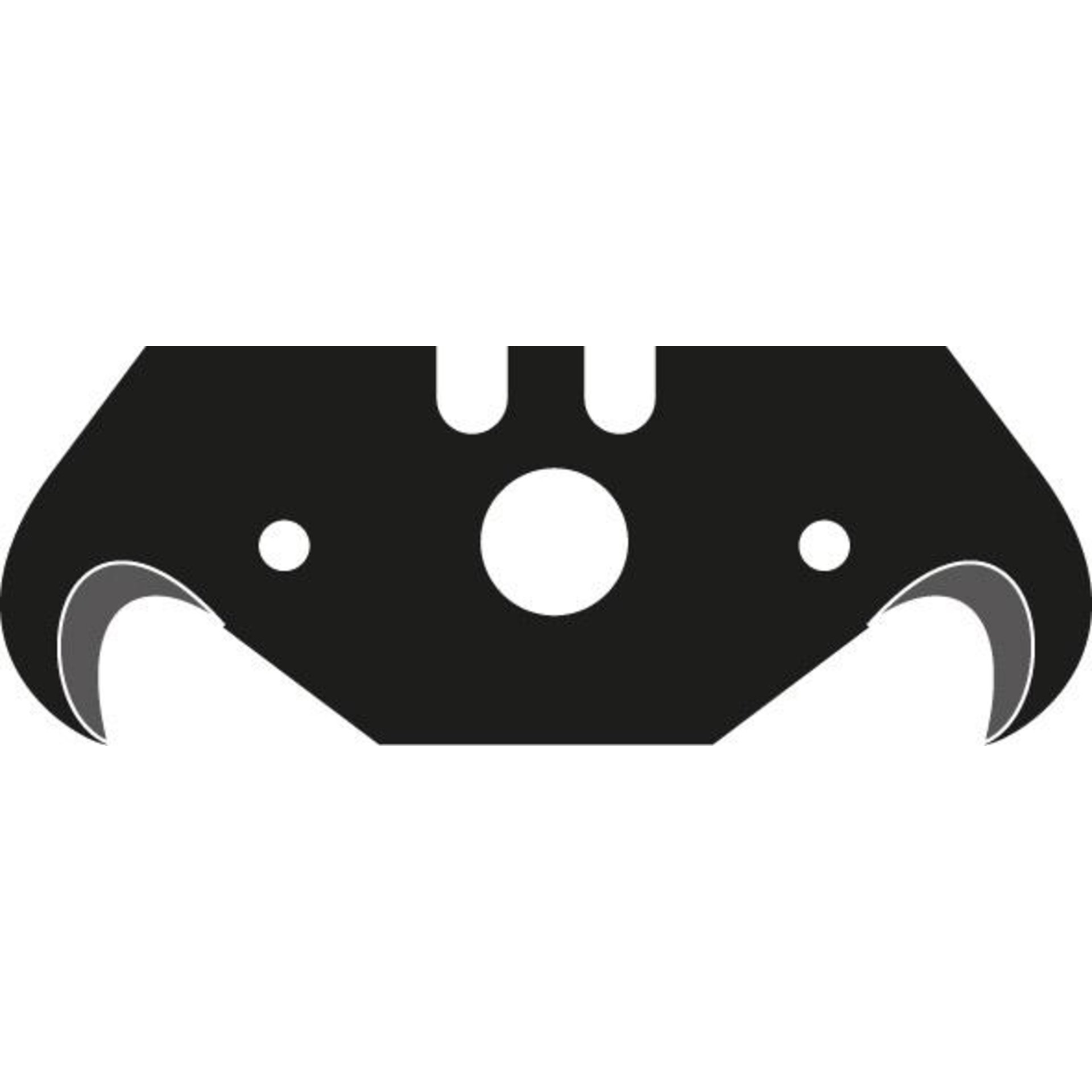 Hakenklinge Black 48,2x18,7x0,65mm Pack a 10 Stück LUTZ BLADES