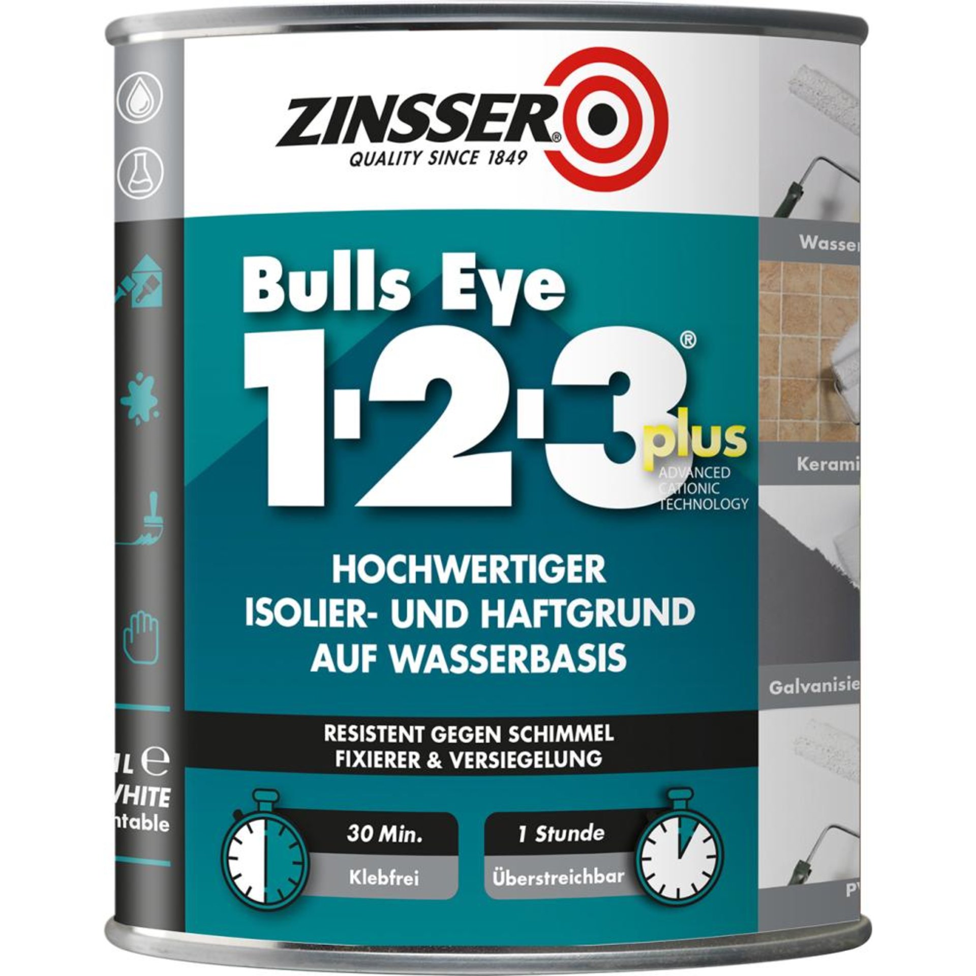 Haftgrund- und Fleckenversigelungsmittel BULLS EYE 1-2-3 Plus