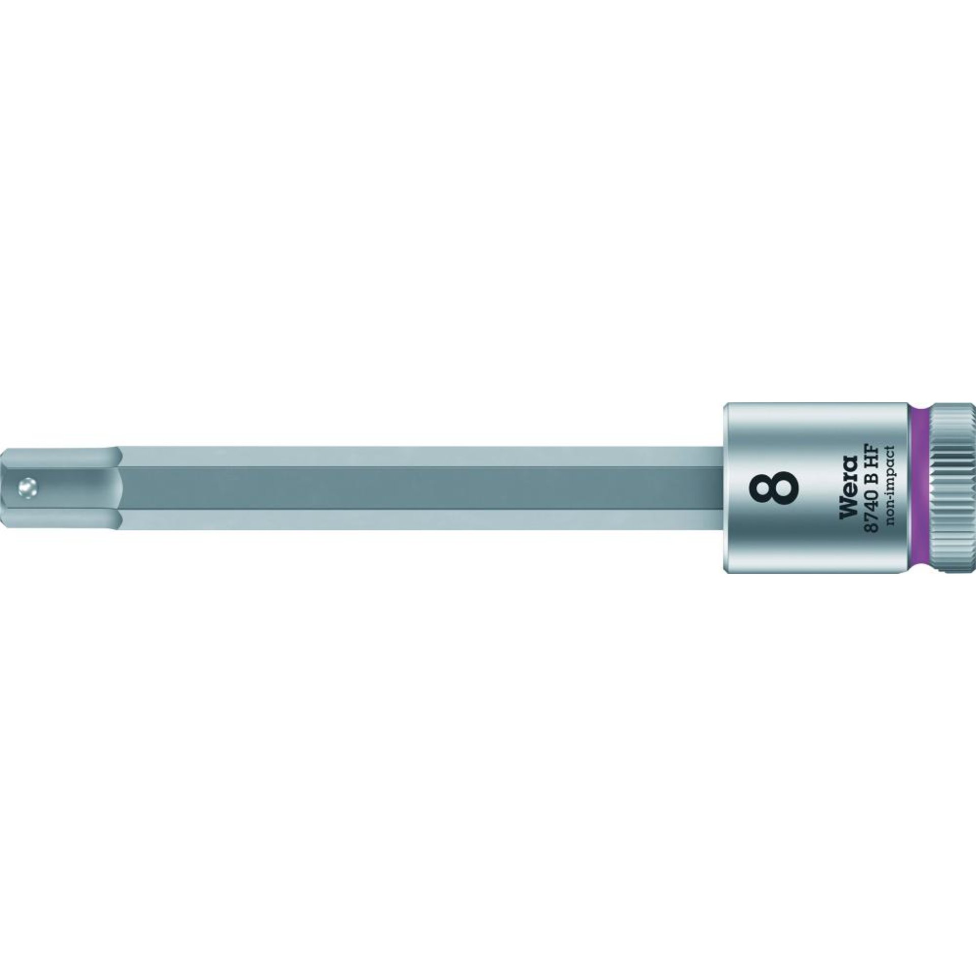 Schraubendrehereinsatz 3/8" Innensechskant mit Haltefunktion 8x100mm Wera