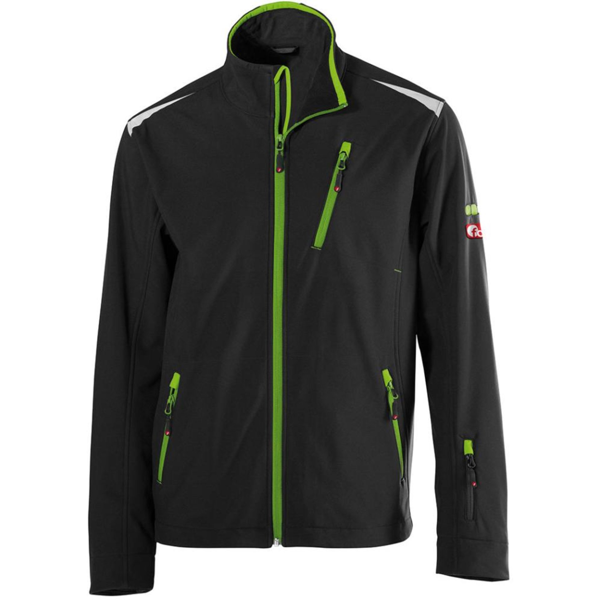 FORTIS Herren Jacke 24, schw./limegreen, Gr. L