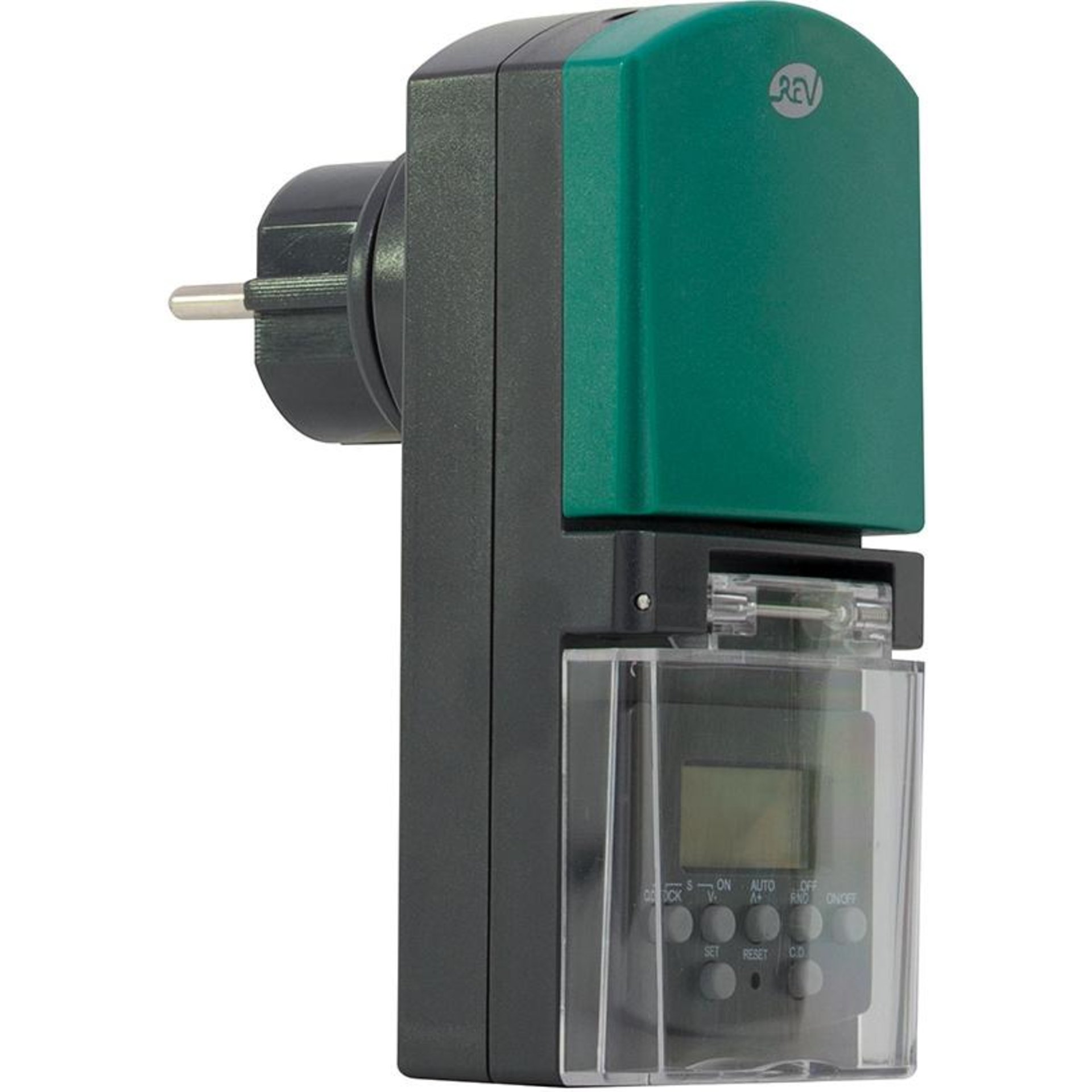 Zeitschaltuhr digital Außen IP44 anth-grün REV REV