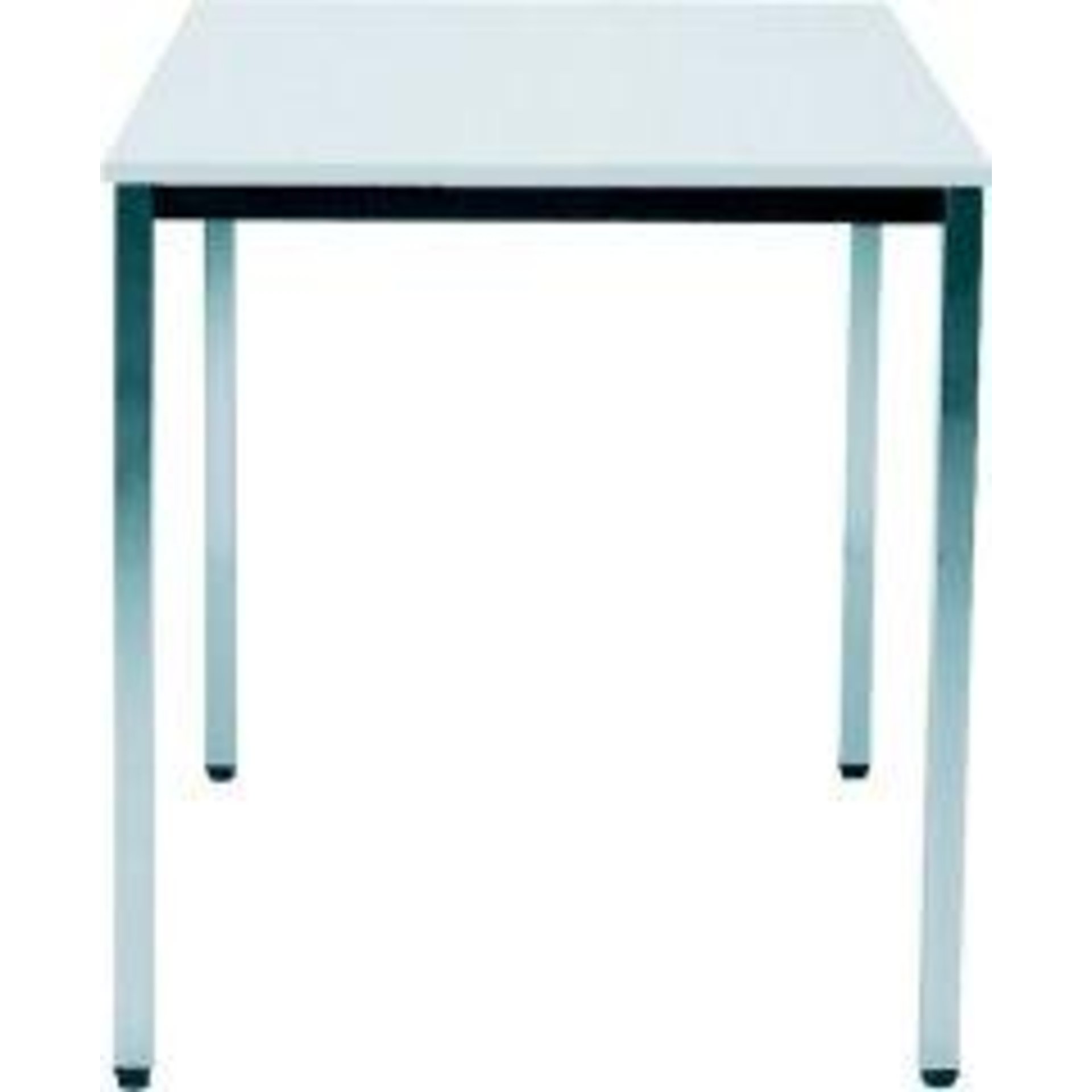 Tisch 800x800 mm chrom/lichtgrau