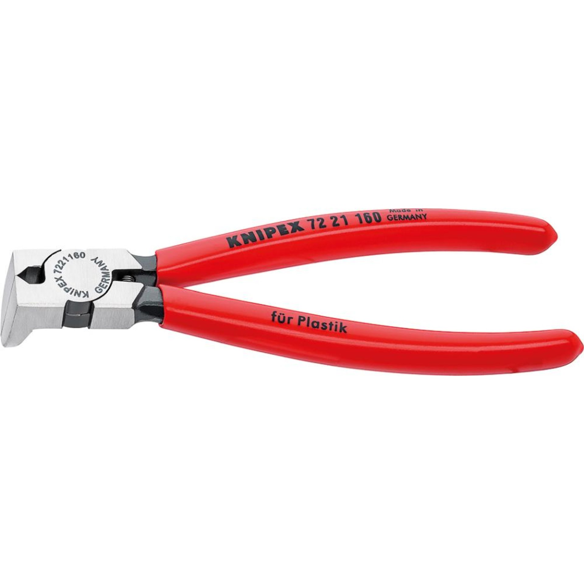 Seitenschneider für Kunststoff gewinkelt 85Grad 160mm KNIPEX