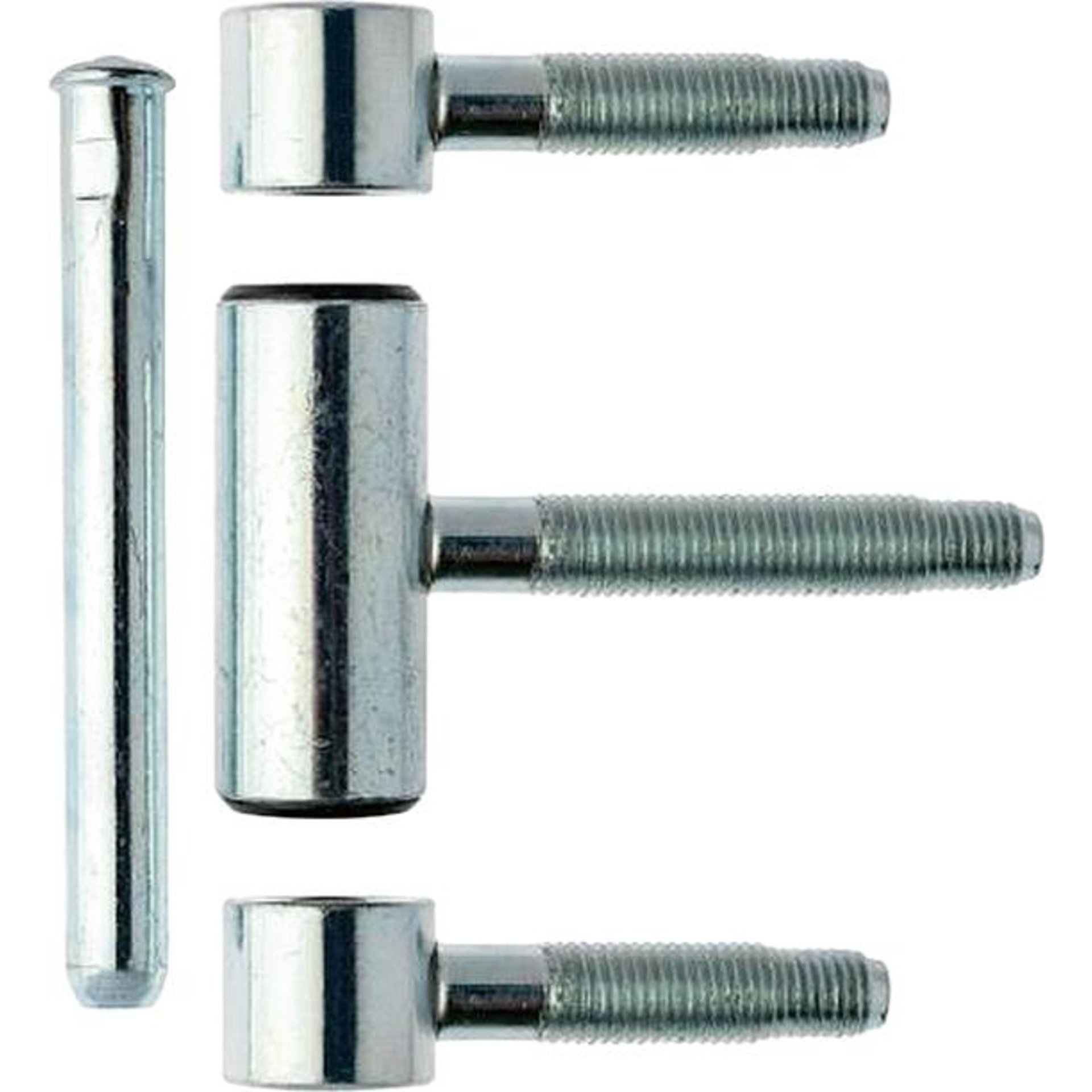 Einbohrband 3tlg.Holz, mit Nb, verzinkt Rollen ø 20, Türgew. 80kg