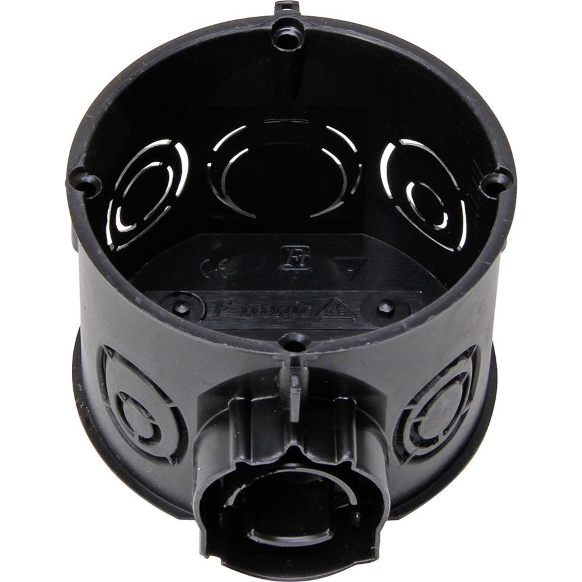 Schalter-Dose ISO 60mm Ø 45mm tief schwarz Kopp
