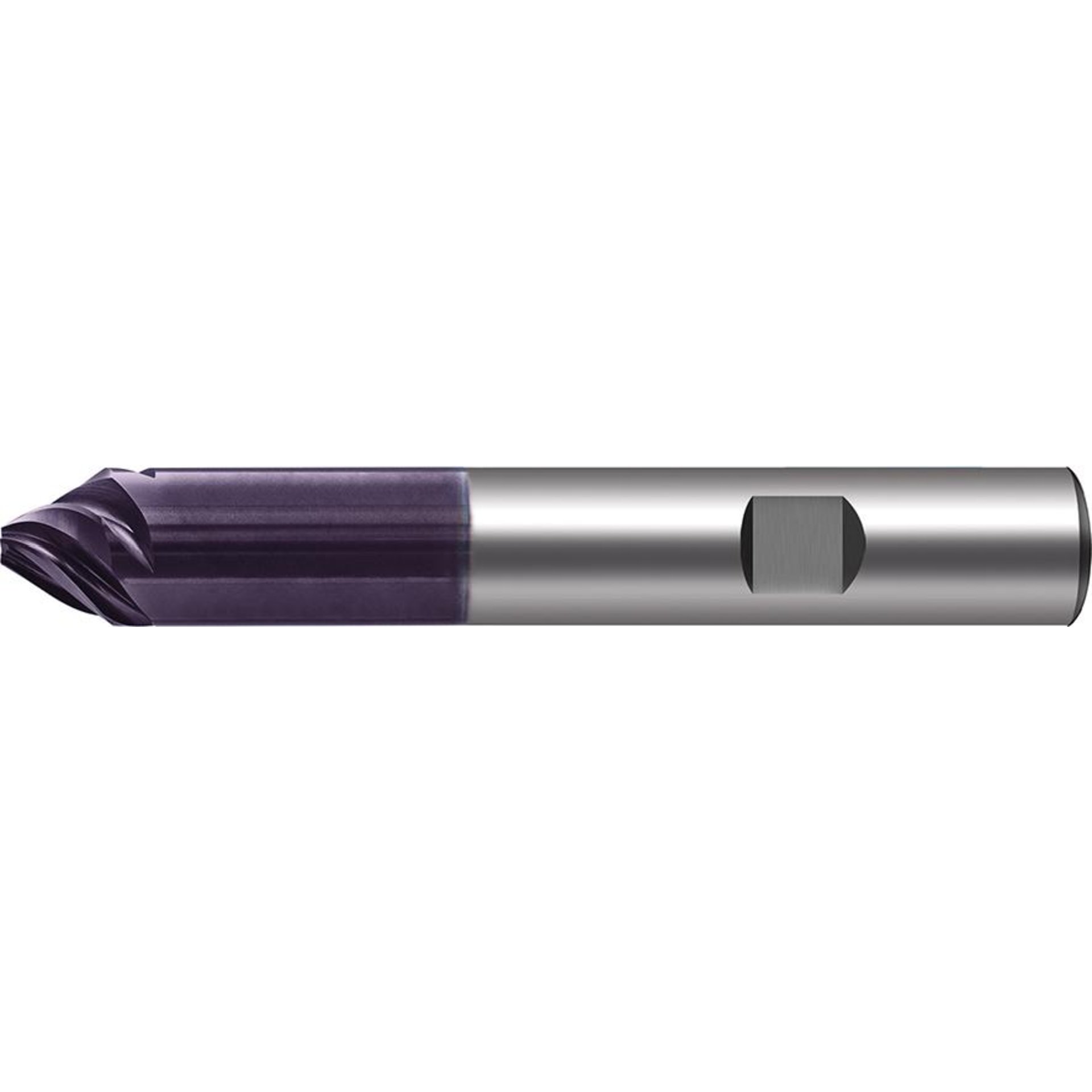 SpyroTec Fasfräser VHM 60° 10mm Z5 HB TiAlN GÜHRING