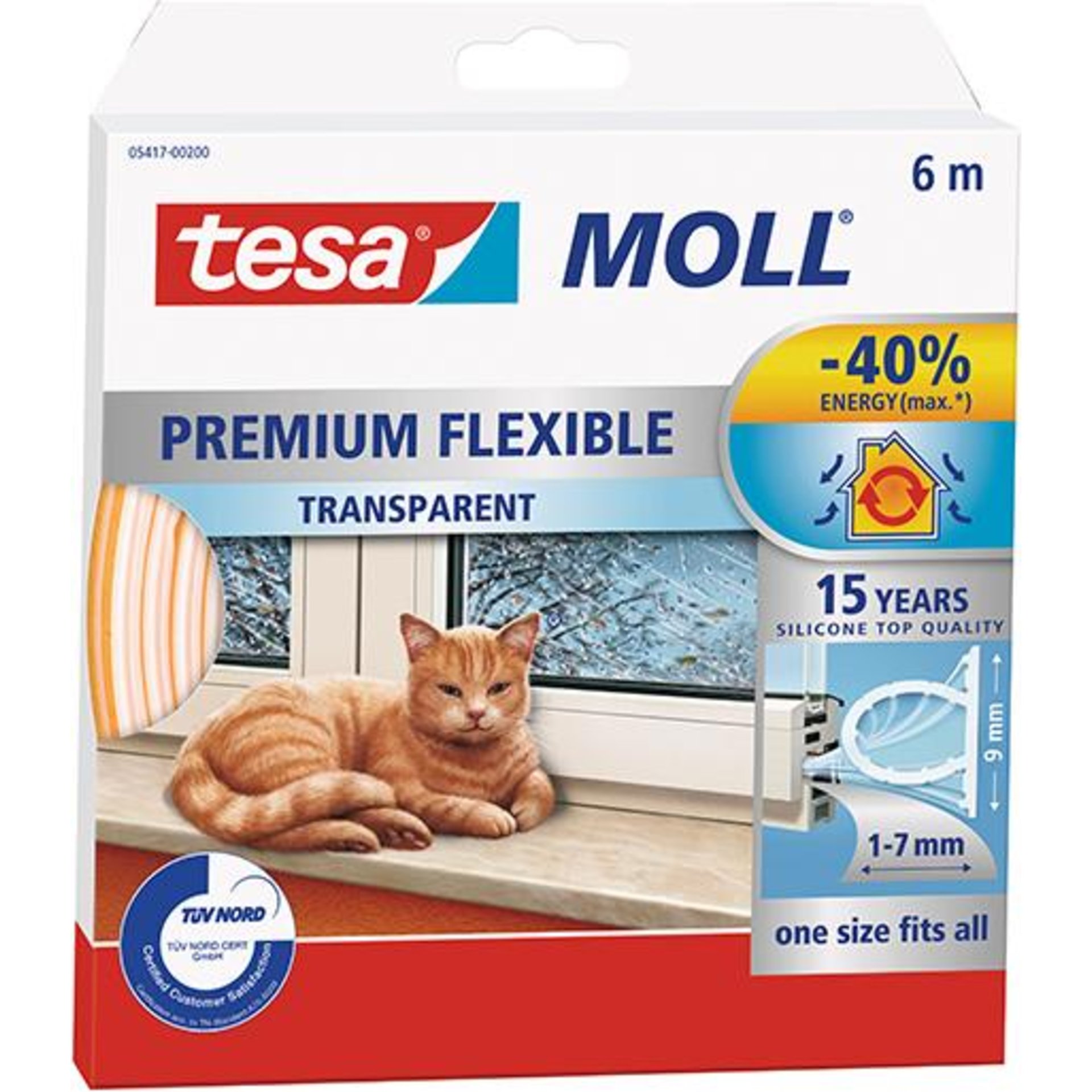 Tesamoll Premium Flexible transparent 6M