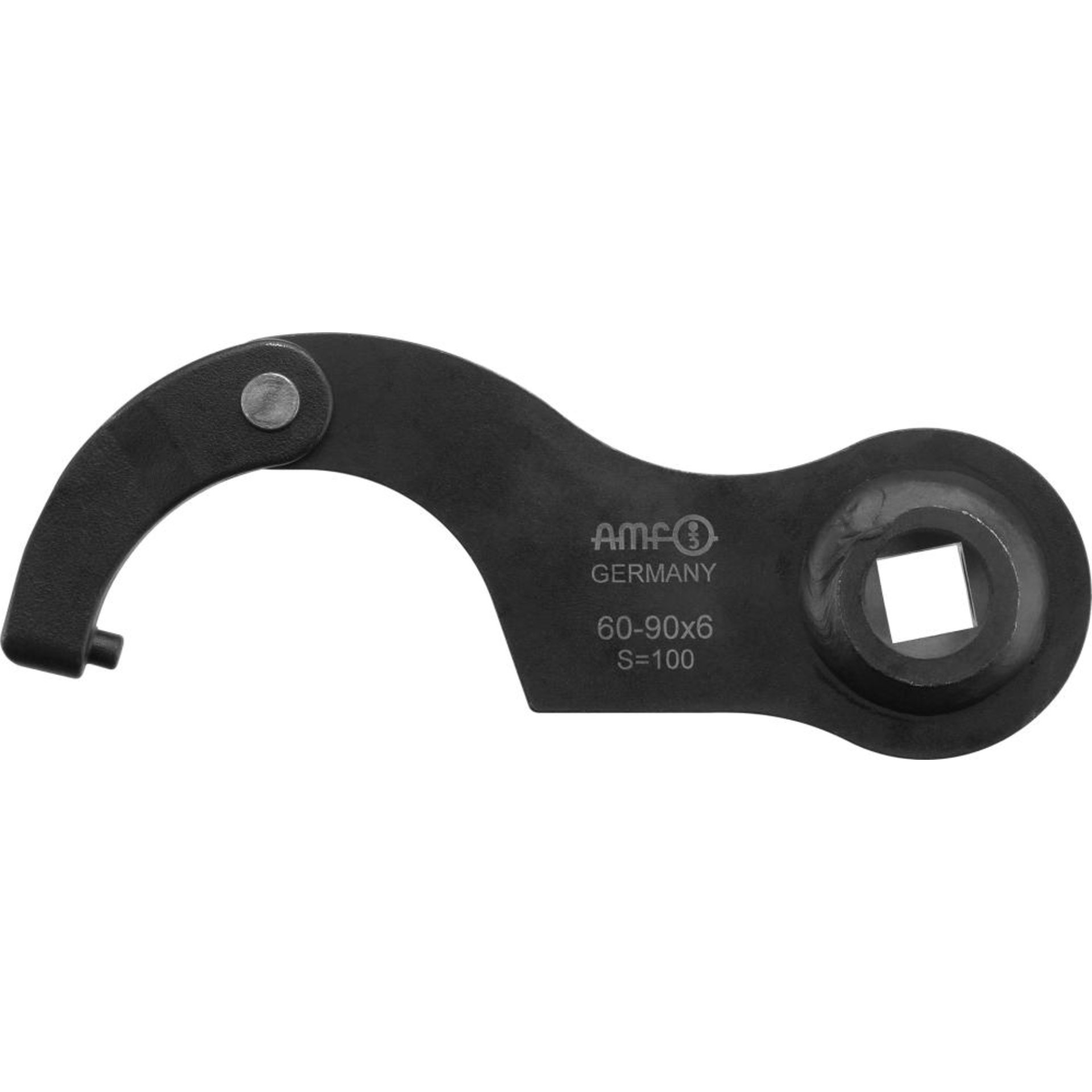 Gelenk-Hakenschlüssel mitZapfen 35-60mm für Drehmomentschlüssel 1/2" AMF