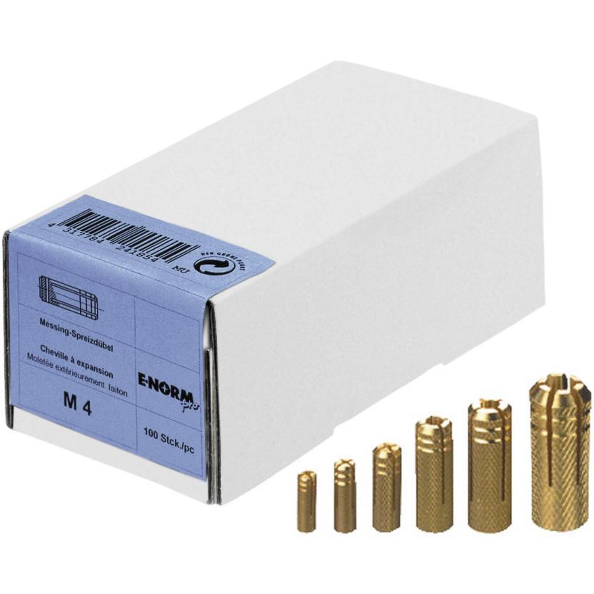 Messing-Spreizdübel