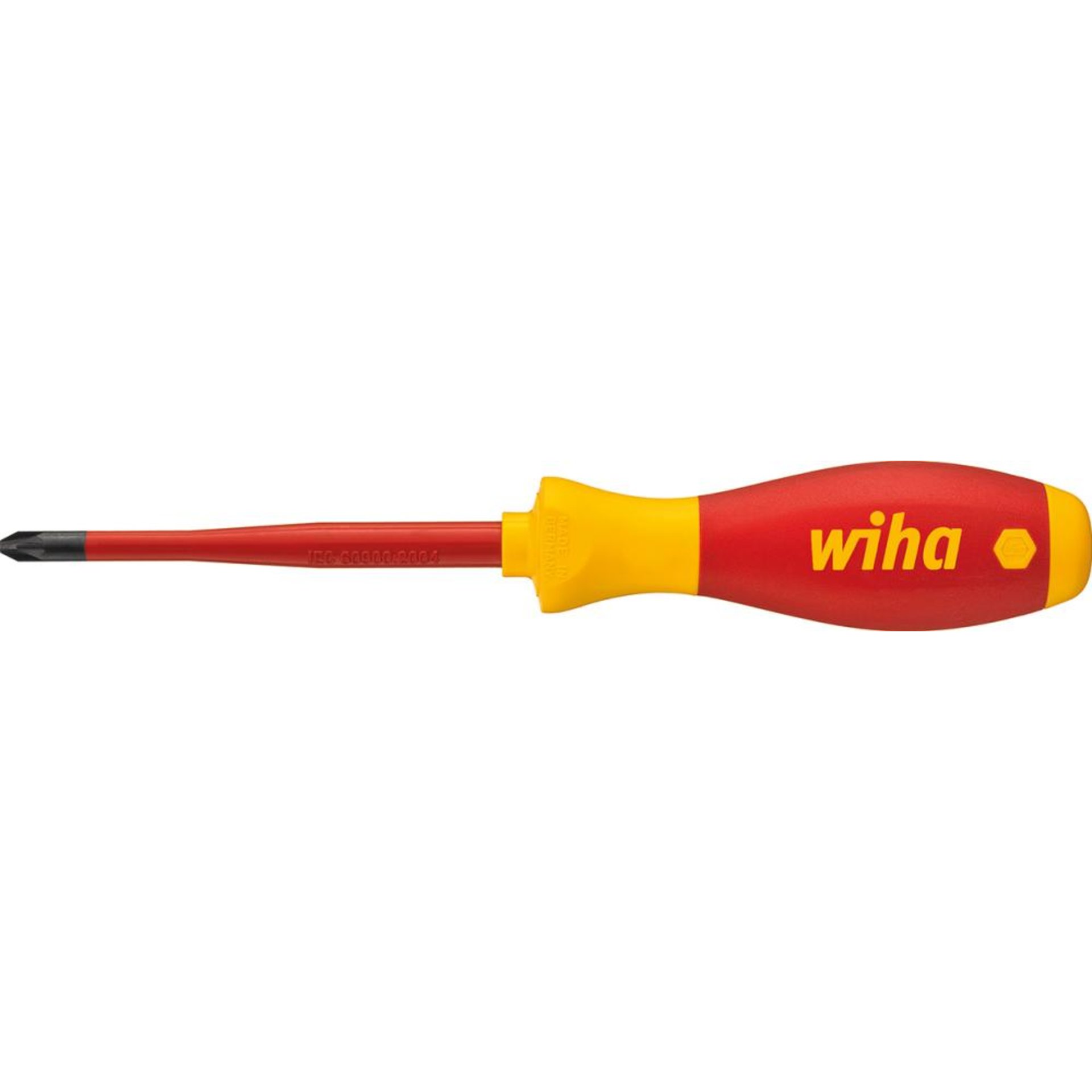 Schraubendreher VDE slim PZ1x80mm Wiha