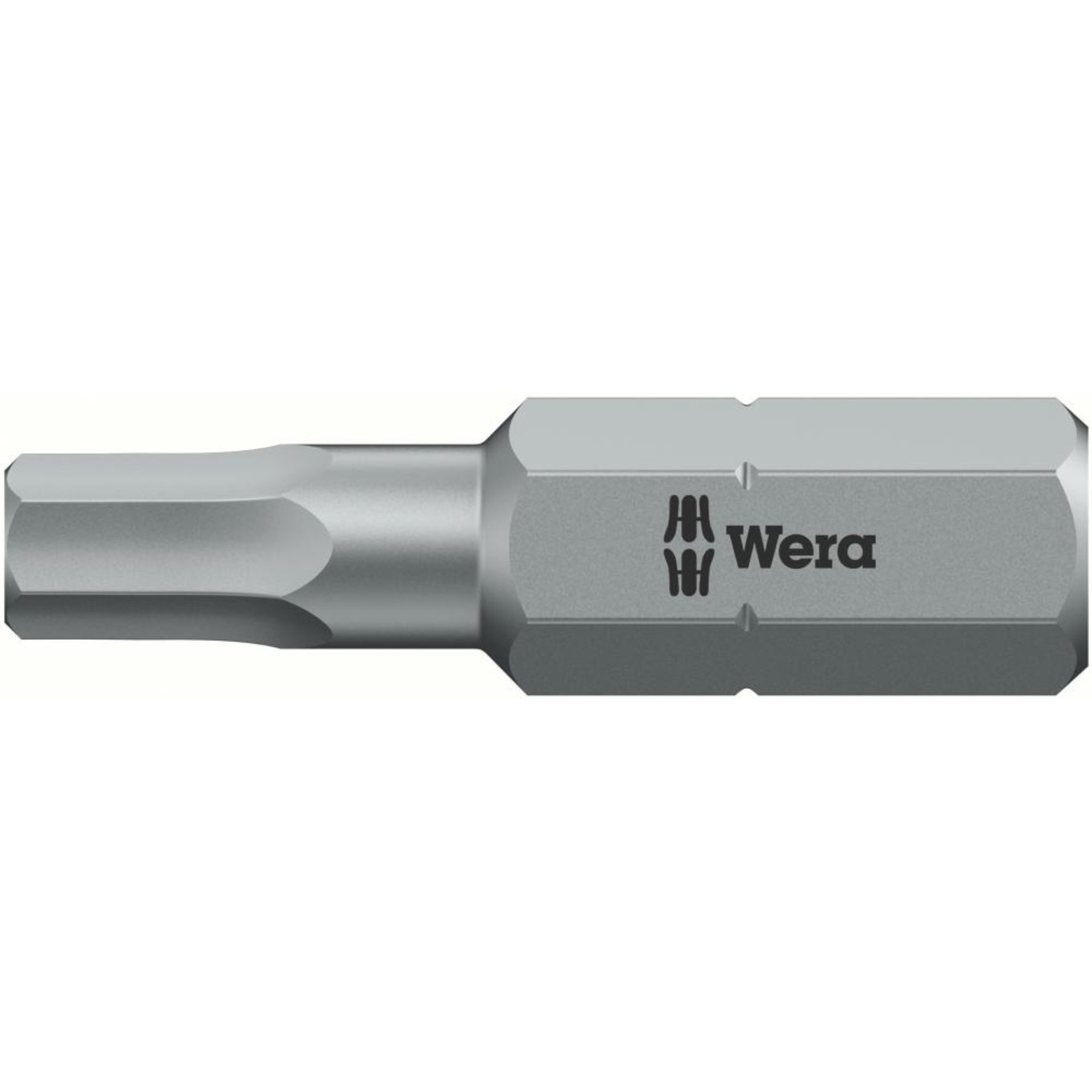 Bit zähhart 1/4" DIN 3126 C6,3 Innensechskant 6x25mm Wera