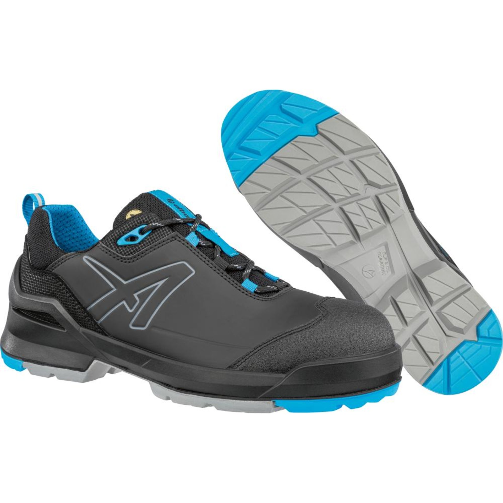 Sicherheitsschuh TARAVAL BLACK/BLUE LOW, S3L SR FO ESD