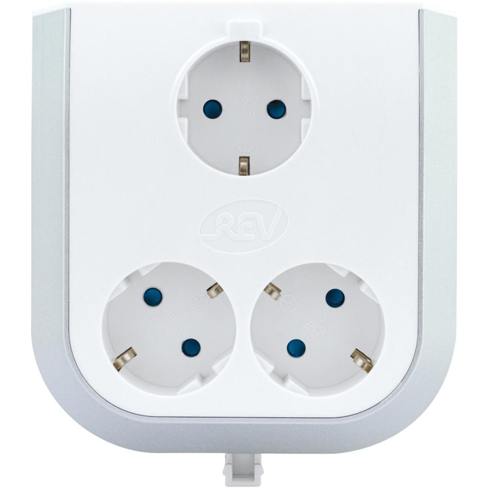 Steckdosenerweiterung MultiPower 3-fach weiß-grau REV
