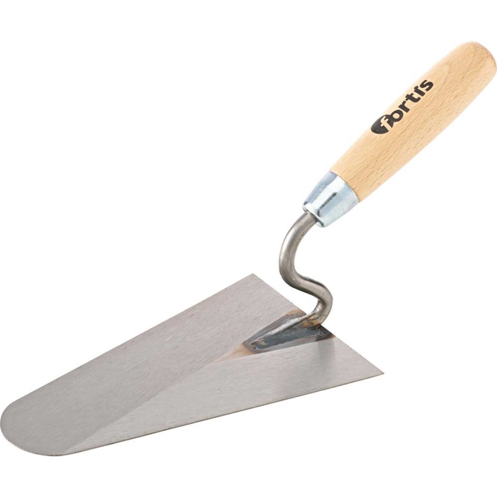 Rheinische Maurerkelle 200mm mit S-Hals FORTIS