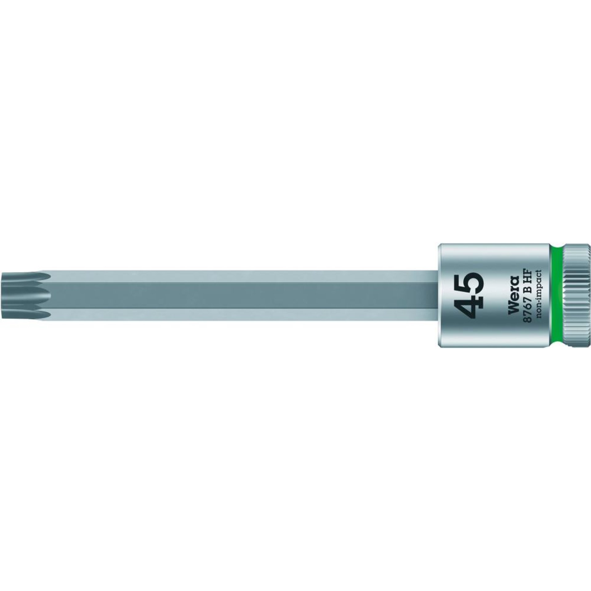 Schraubendrehereinsatz mit Haltefunktion 3/8" T45x100mm Wera