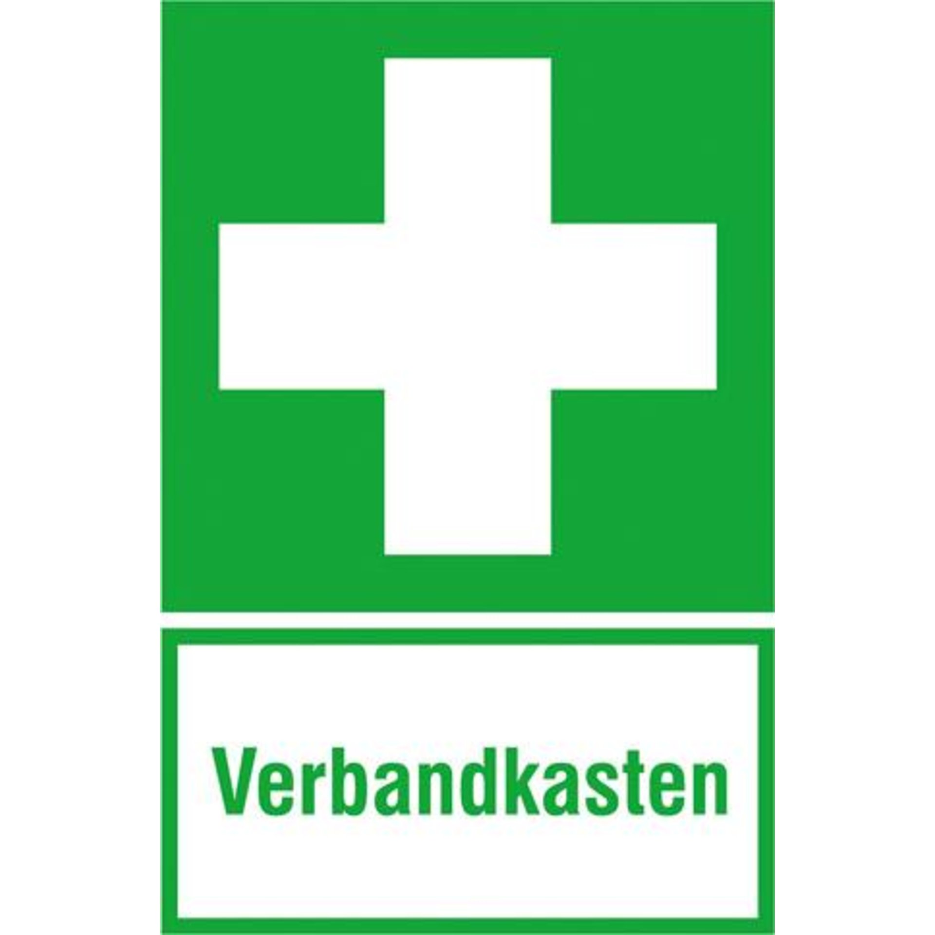 Rettungsschild, Verbandkasten