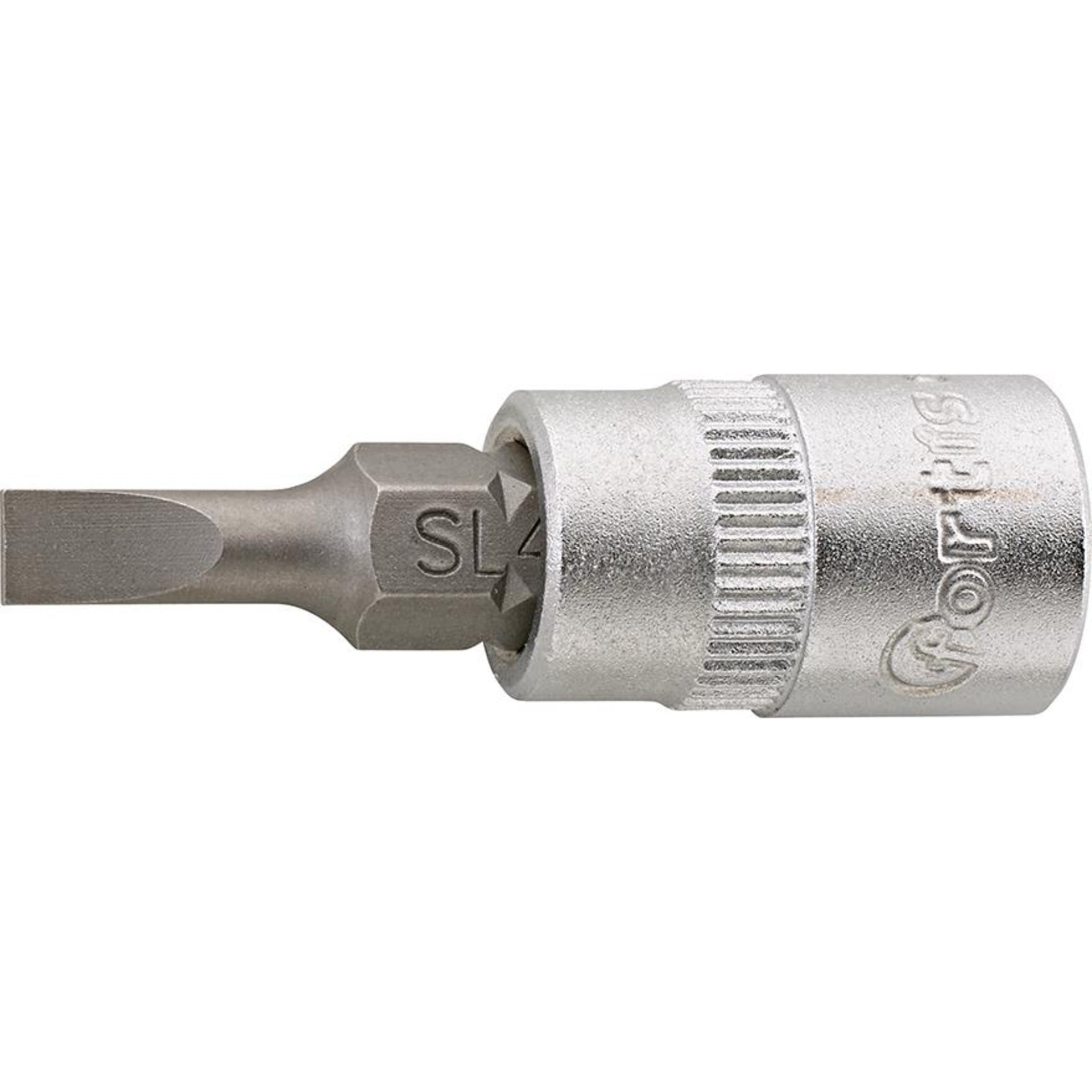 Schraubendrehereinsatz 1/4" Schlitz 4x0,8mm FORTIS
