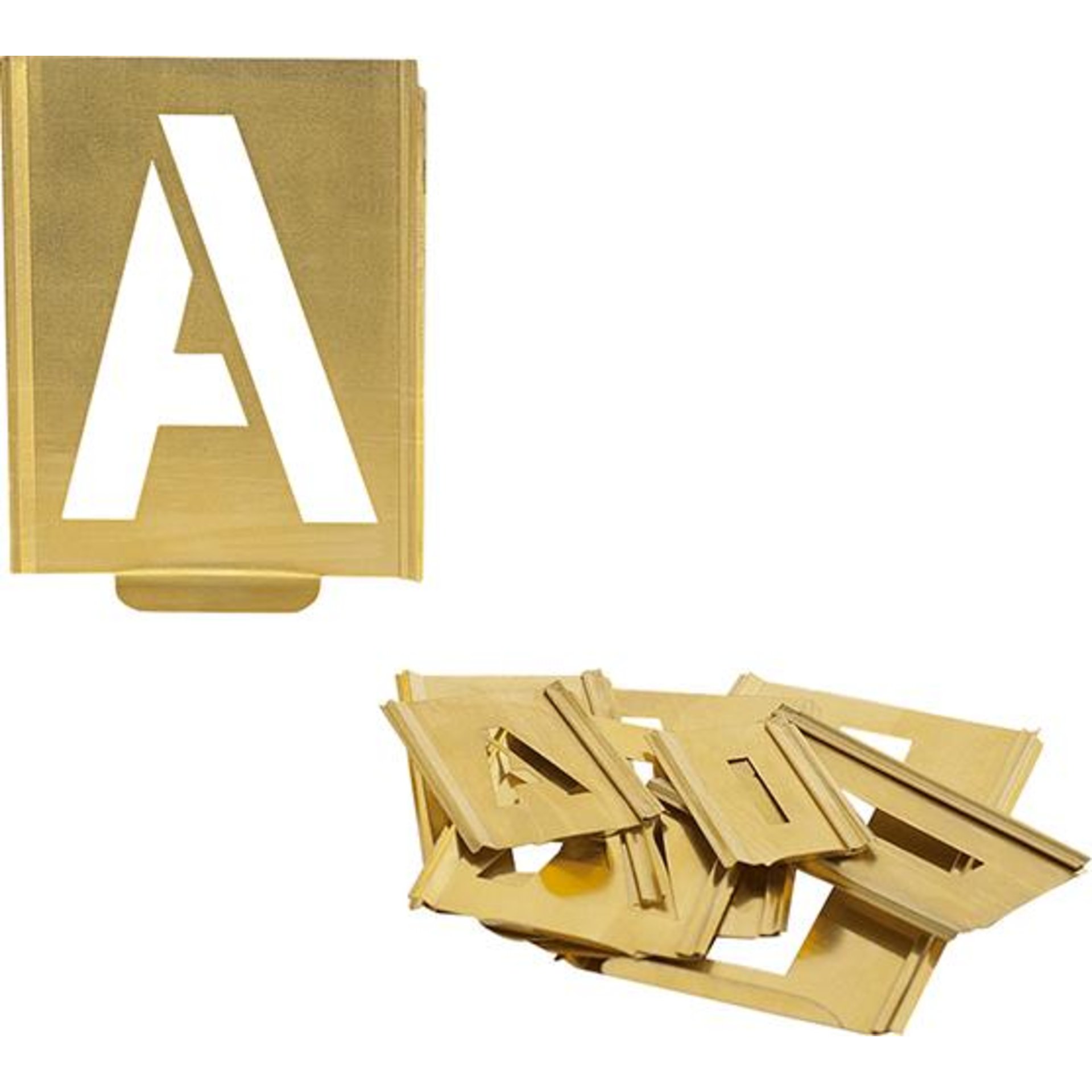Signierschablone A-Z Schrifthöhe 100mm KUKKO