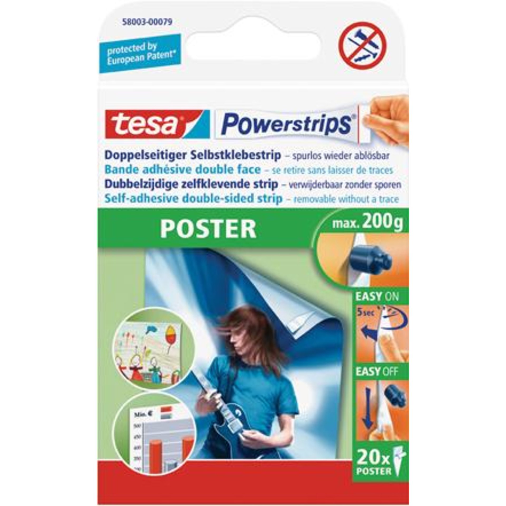 Powerstrips Poster tesa