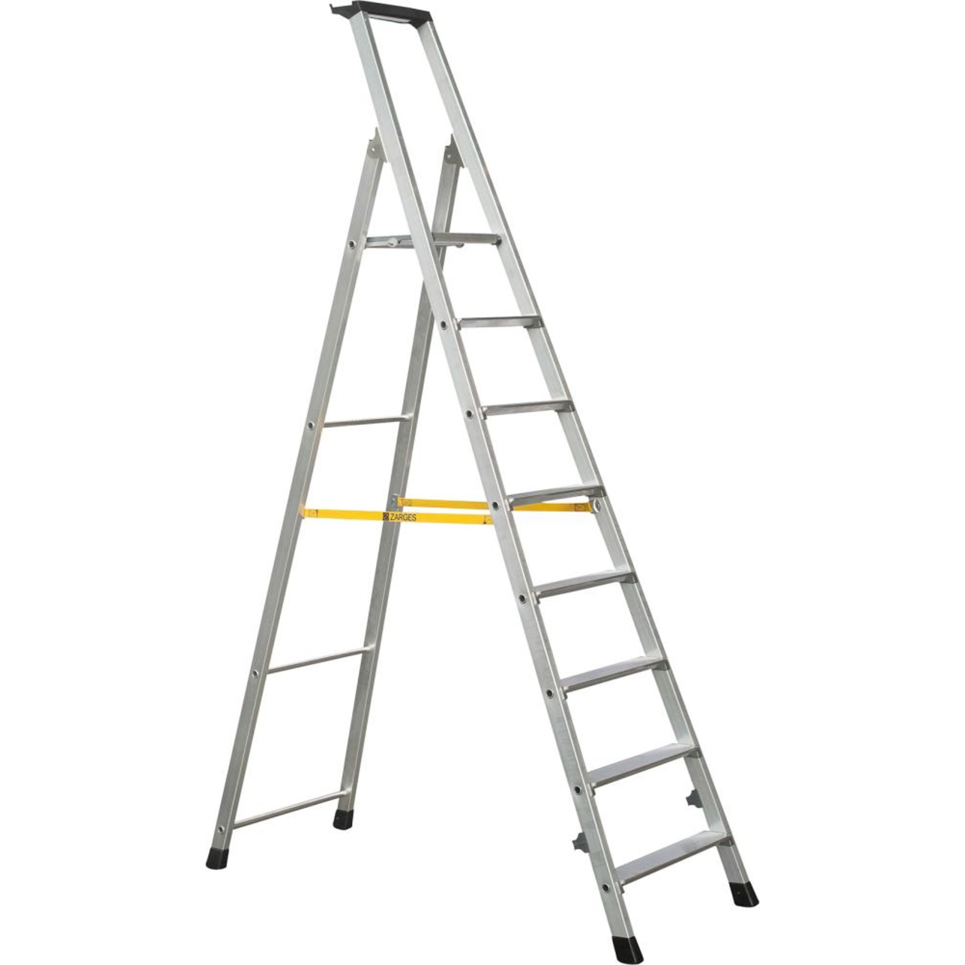 Stufenleiter Nova S 8 Stufen Plattformhöhe 1,70 m Arbeitshöhe 3,70 m ZARGES