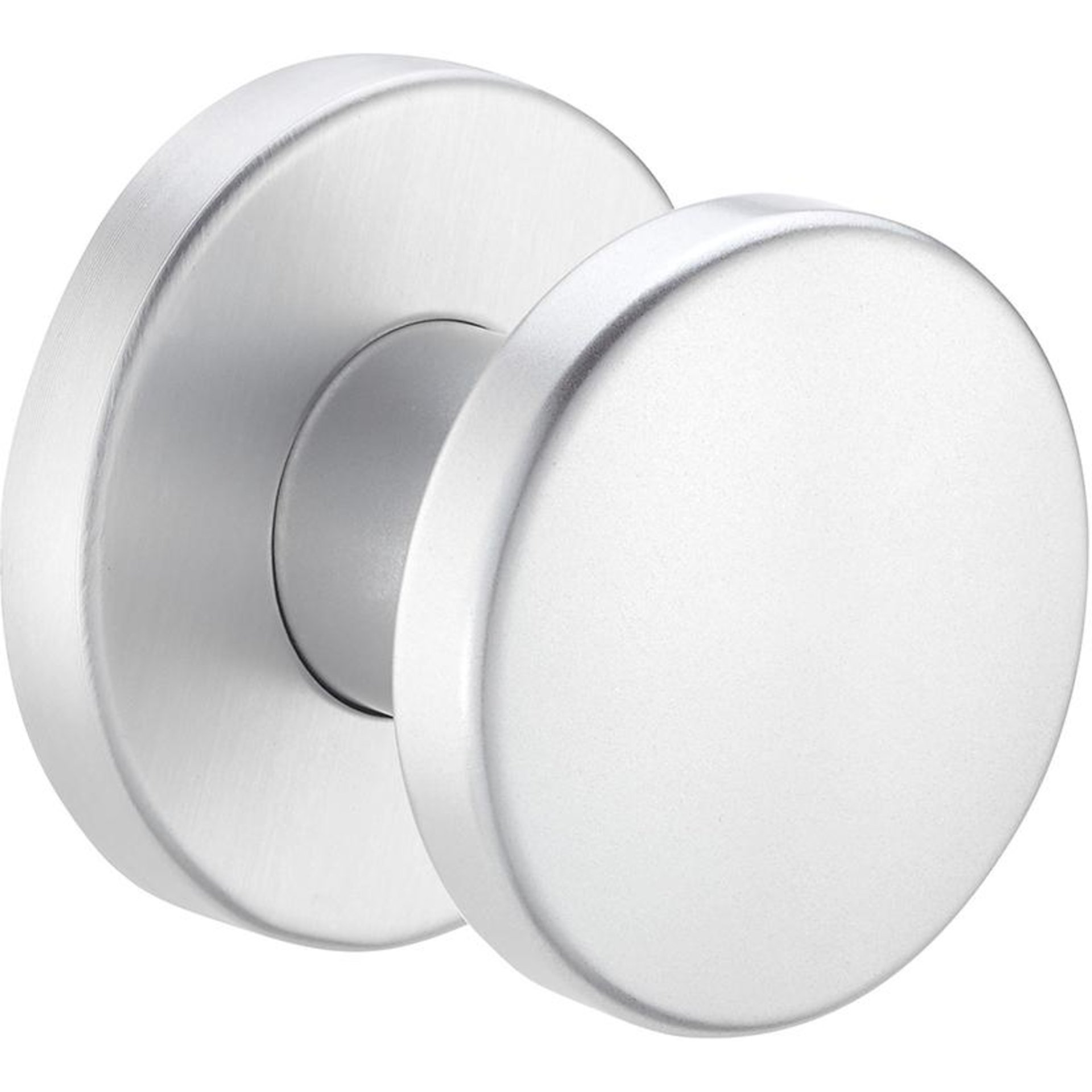 Knopf,auf Rosette, 1052/7020,silberfarbig