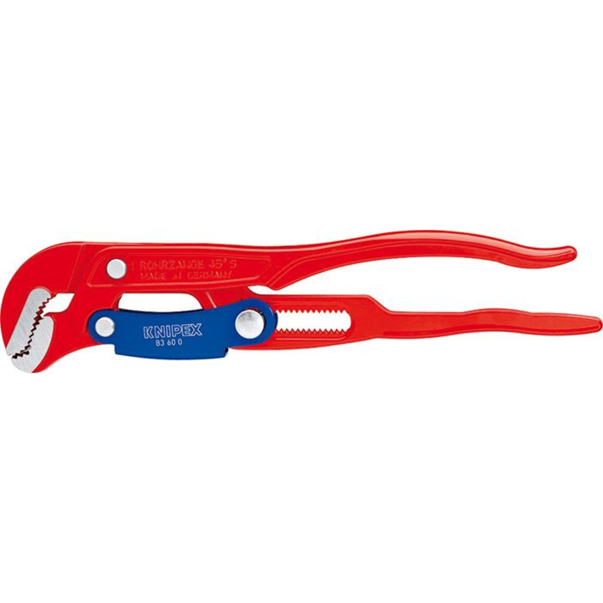 Eckrohrzange S-Maul 1." Schnellverstellung Knipex