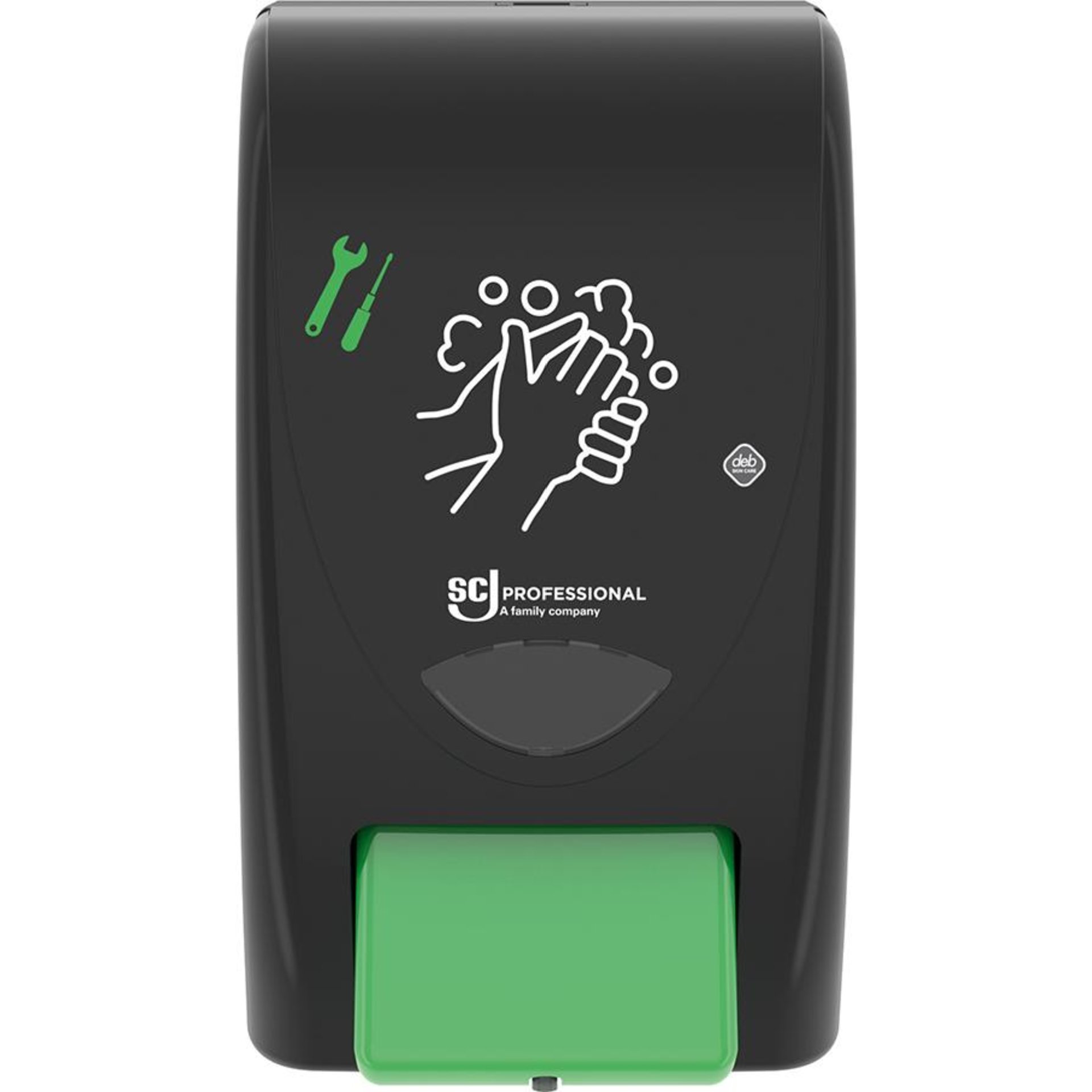 PROLINE Kunststoffwand Spender f. 2 l KartuschenHautreinigung Stark DE DSS-DE Spendersysteme(PR)