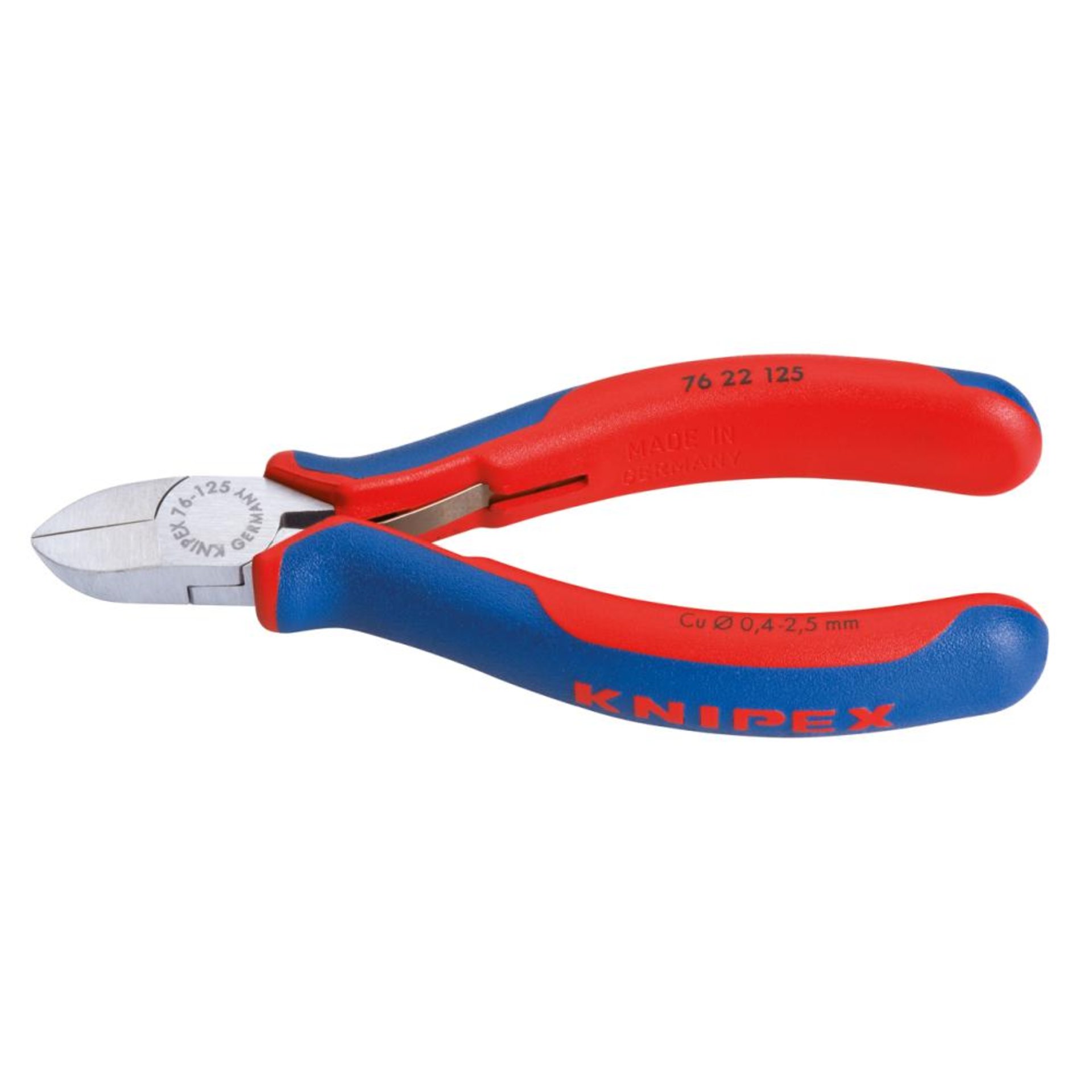 Seitenschneider Elektromechanik poliert Form2 125mm KNIPEX
