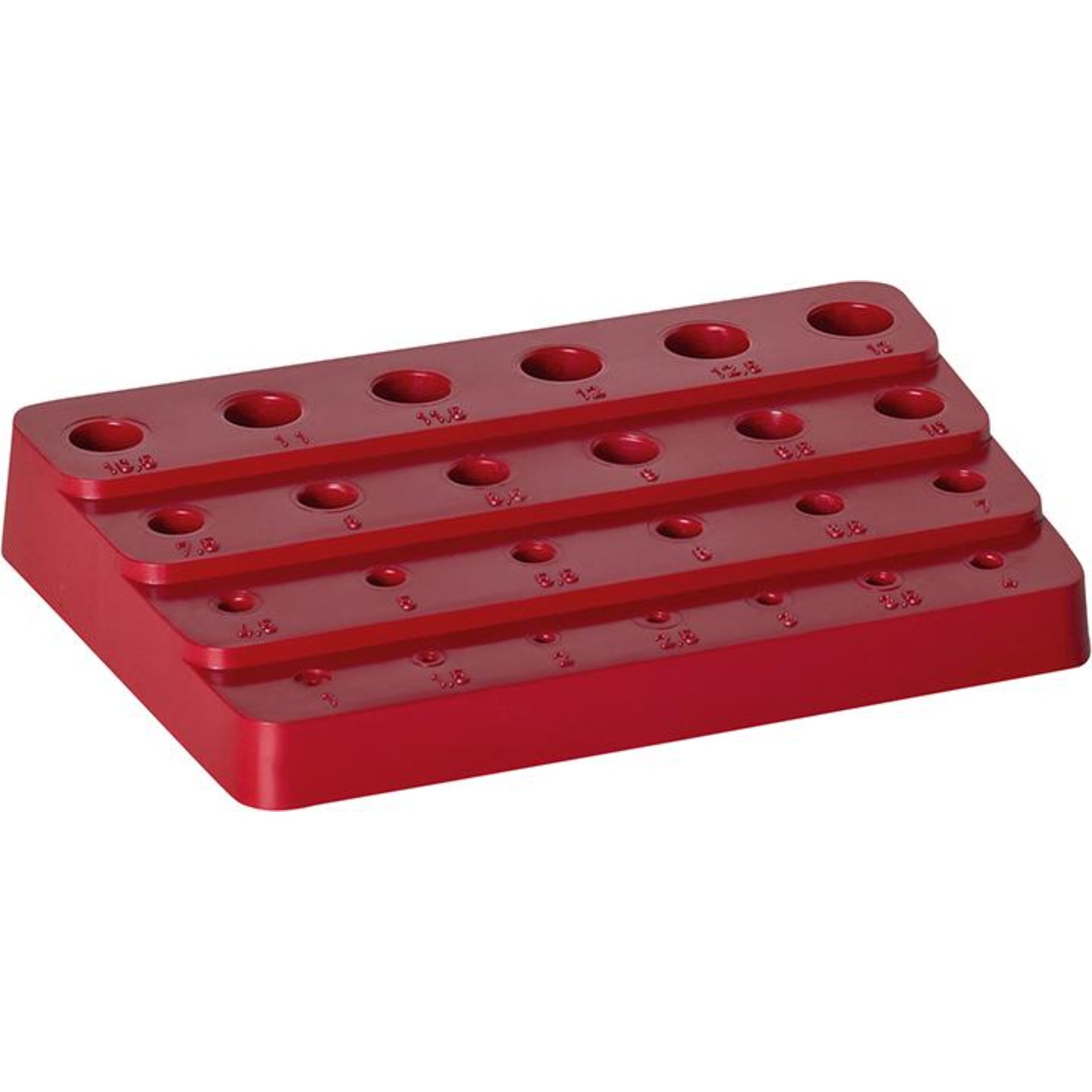 Kunststoffständer leer um 0,1 steigend 5,1-10mm FORTIS