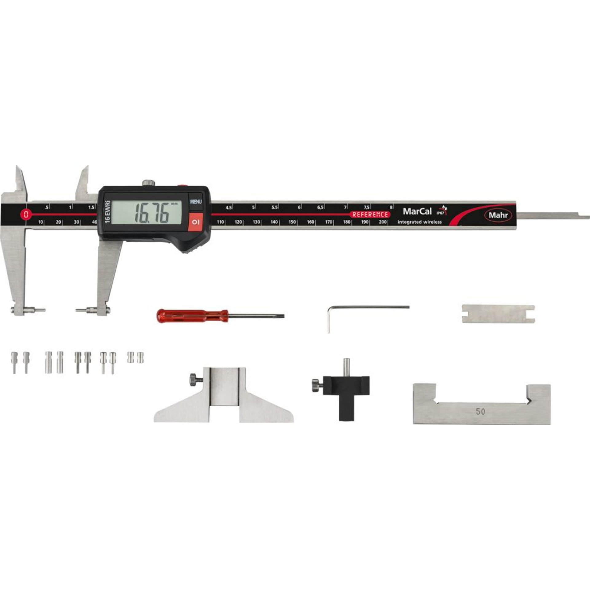 Messschieber-Set digital 16EWRi-V 200mm Universal MAHR