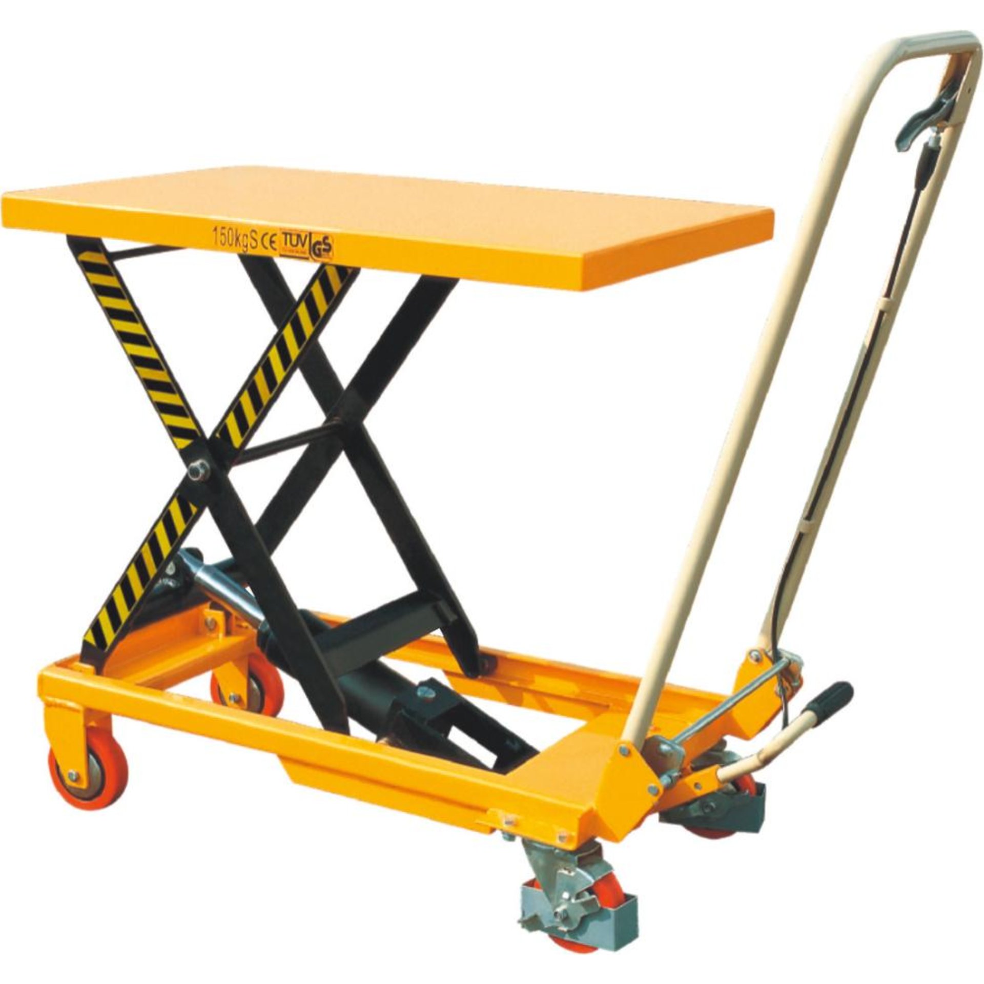 Scherenhubtisch, fahrbar, Modell TF
