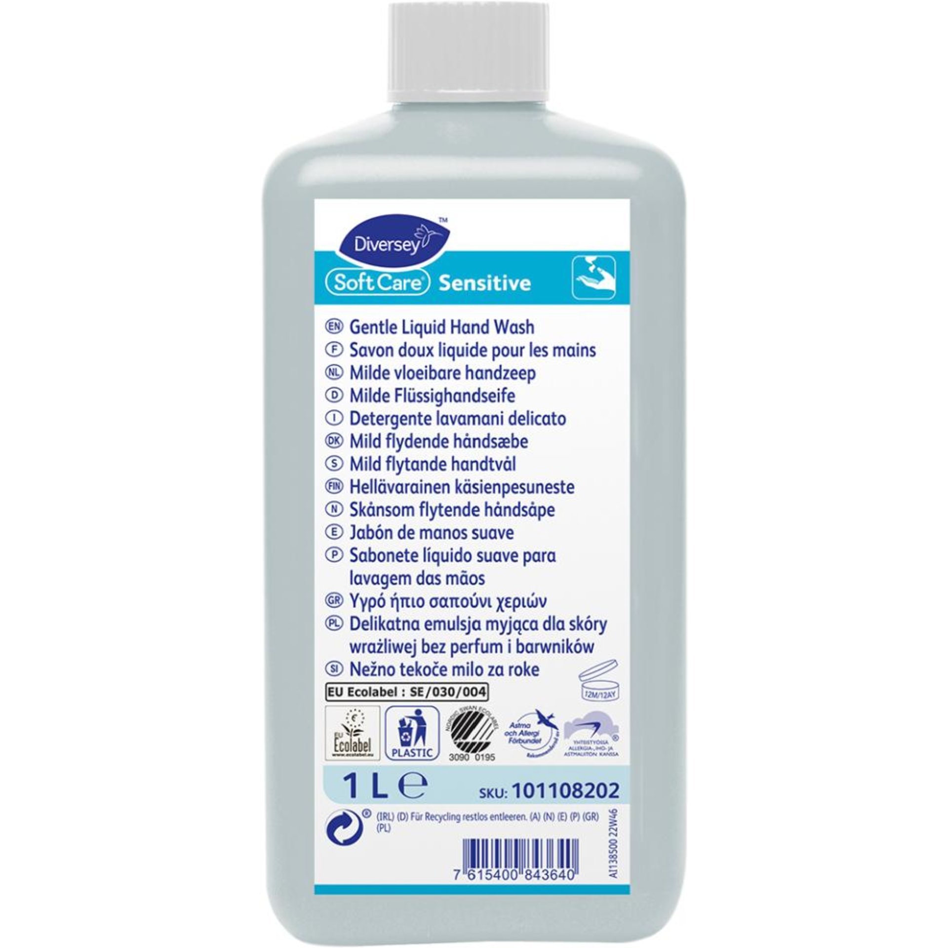SoftCare Sensitive Milde Handwaschlotion 1 L Flasche