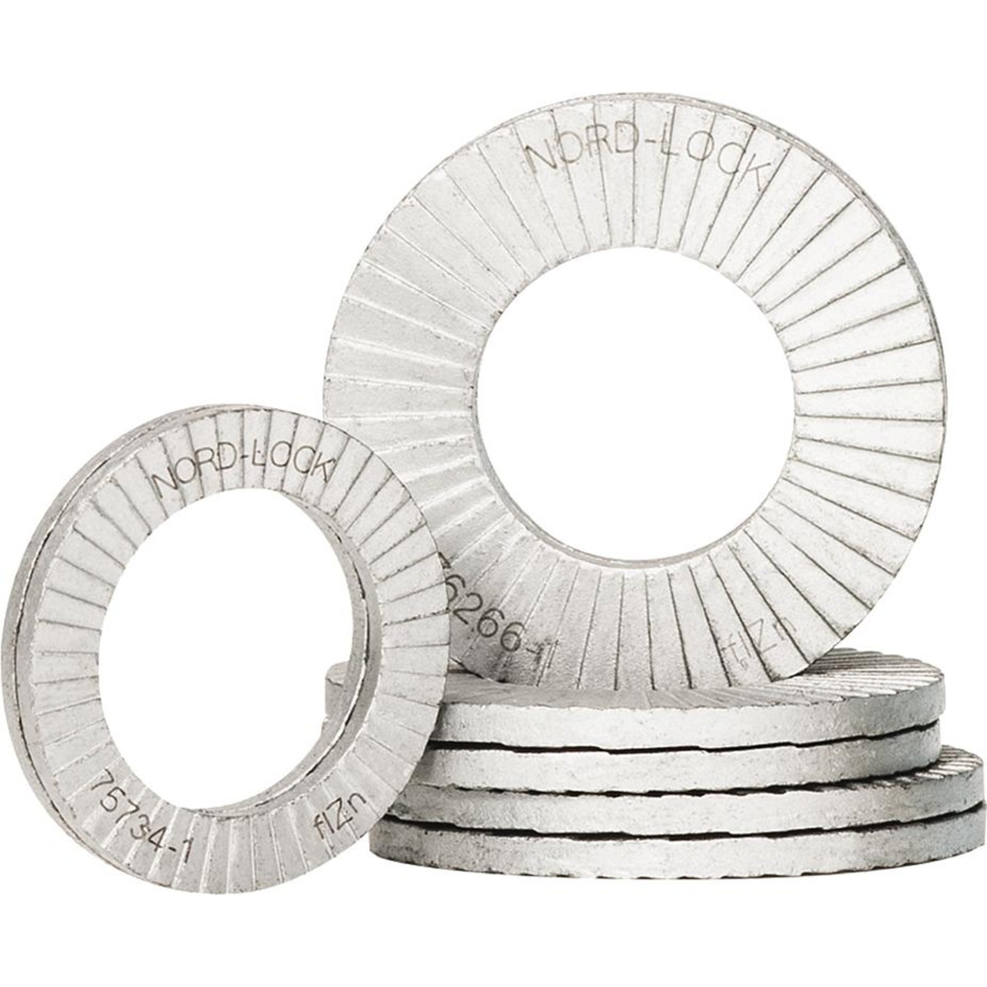 NORD-LOCK®-Keilsicherungsscheibe, Stahl, mit Zinklamellenbeschichtung Delta Protect®