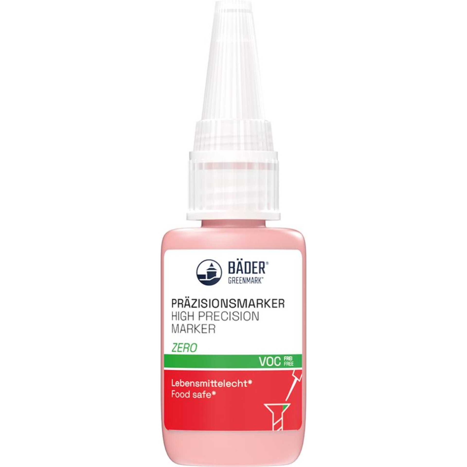 Präzisions-Marker Zero 20ml Tropfflasche rot
