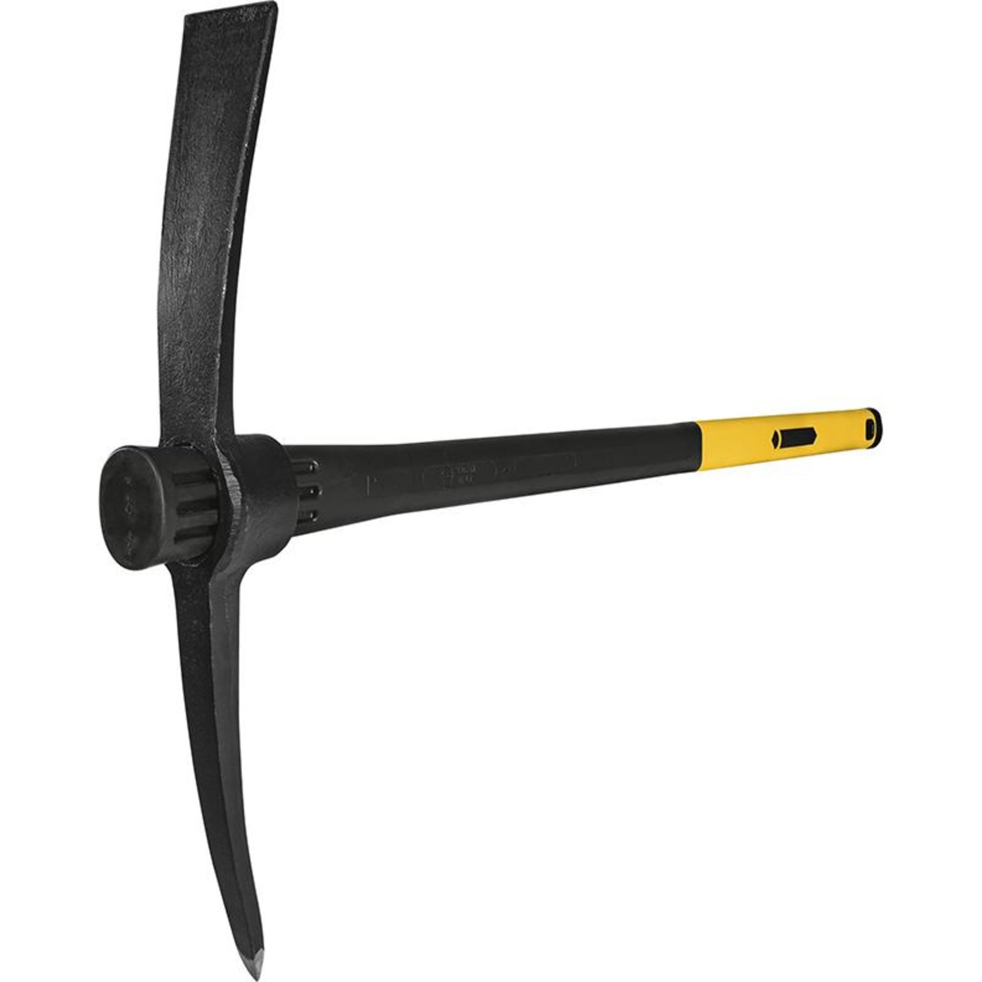 Kreuzhacke Stahl 1,5 kg mit Fiberglasstiel