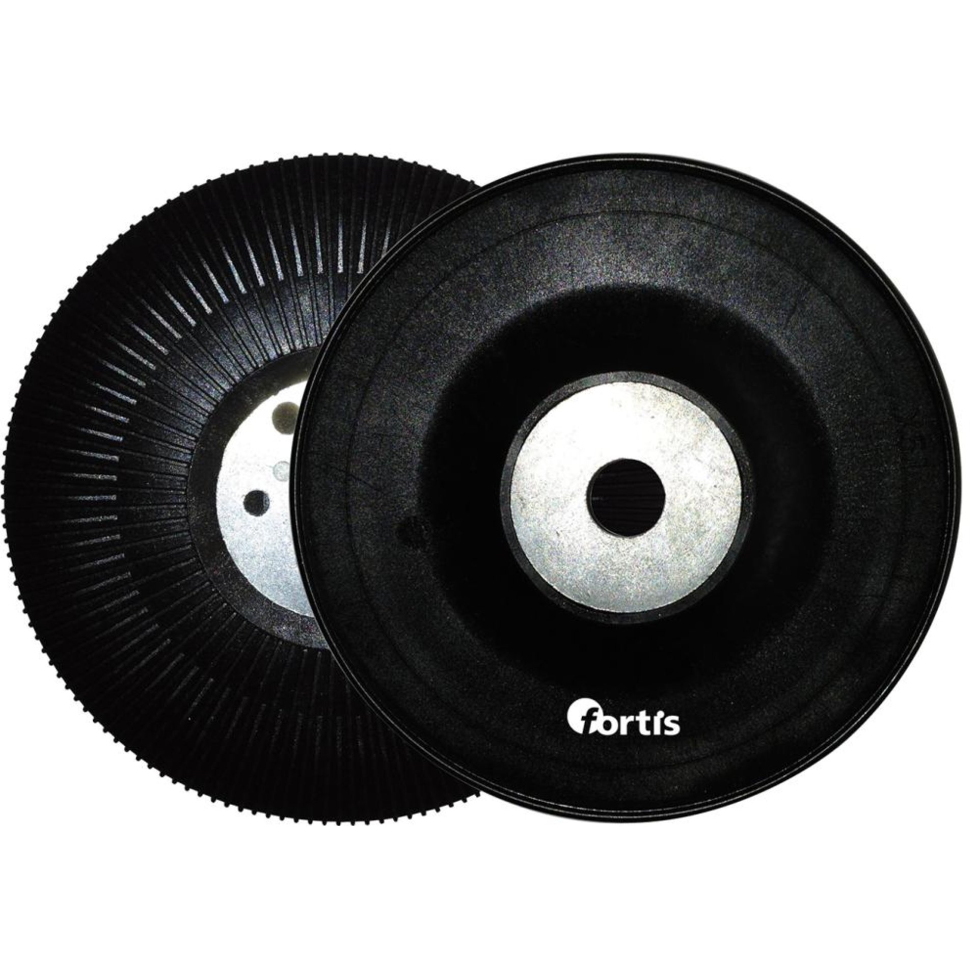 Stützteller für Fiberschleifscheiben, mit Kühlrippen