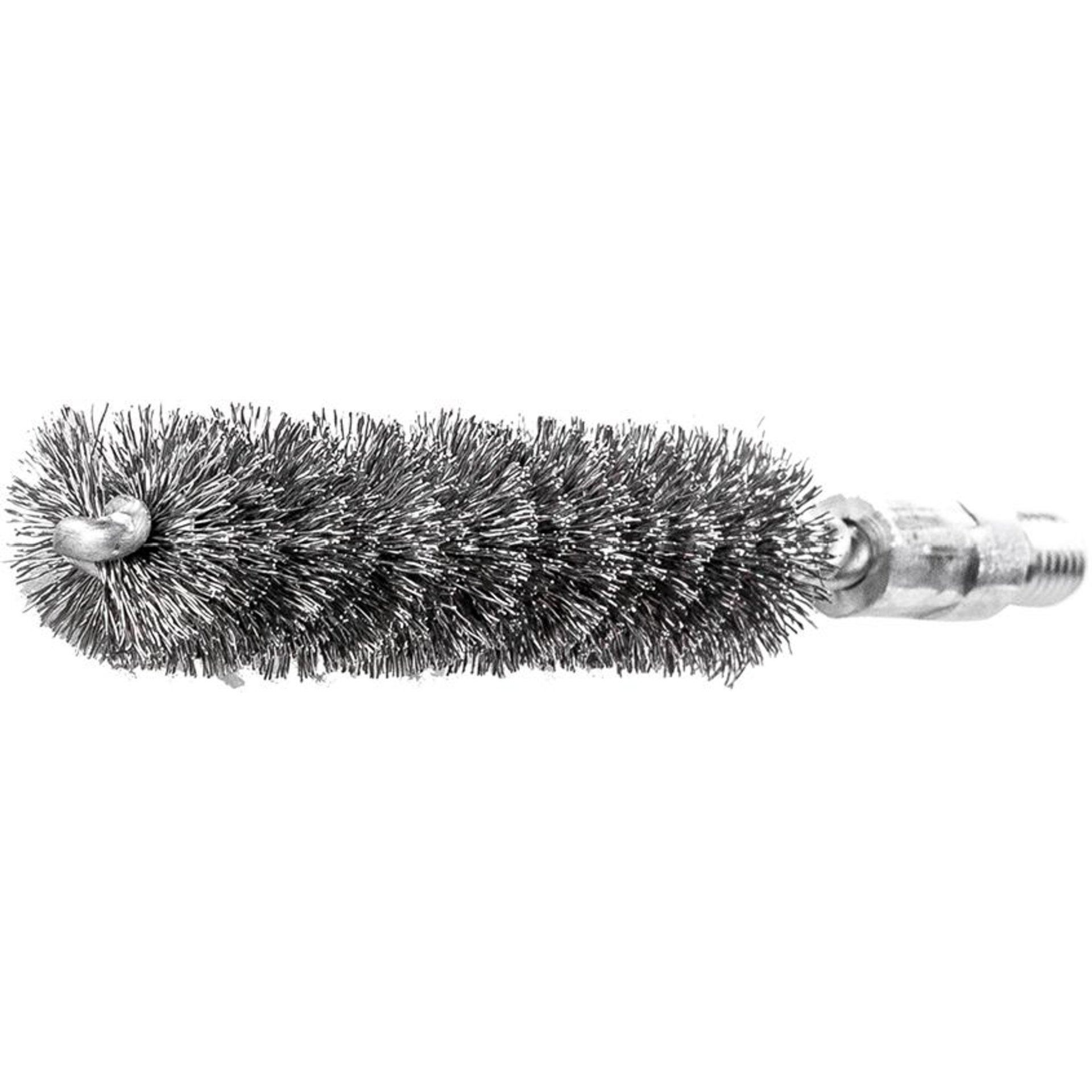 Rohrbürste m. Gewinde M6 Ø 8mm, Stahl gew.0,15mm Lessmann