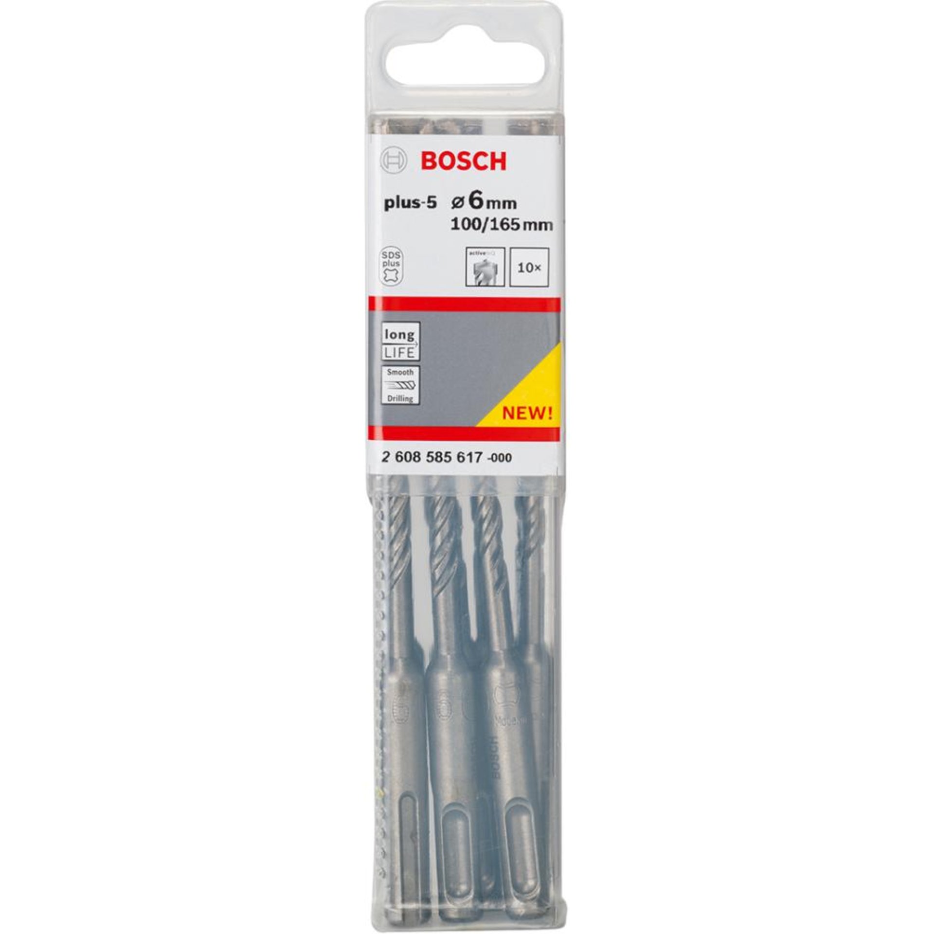 Hammerbohrer 6x100x165mm Bosch VE à 10 Stück SDS plus-5