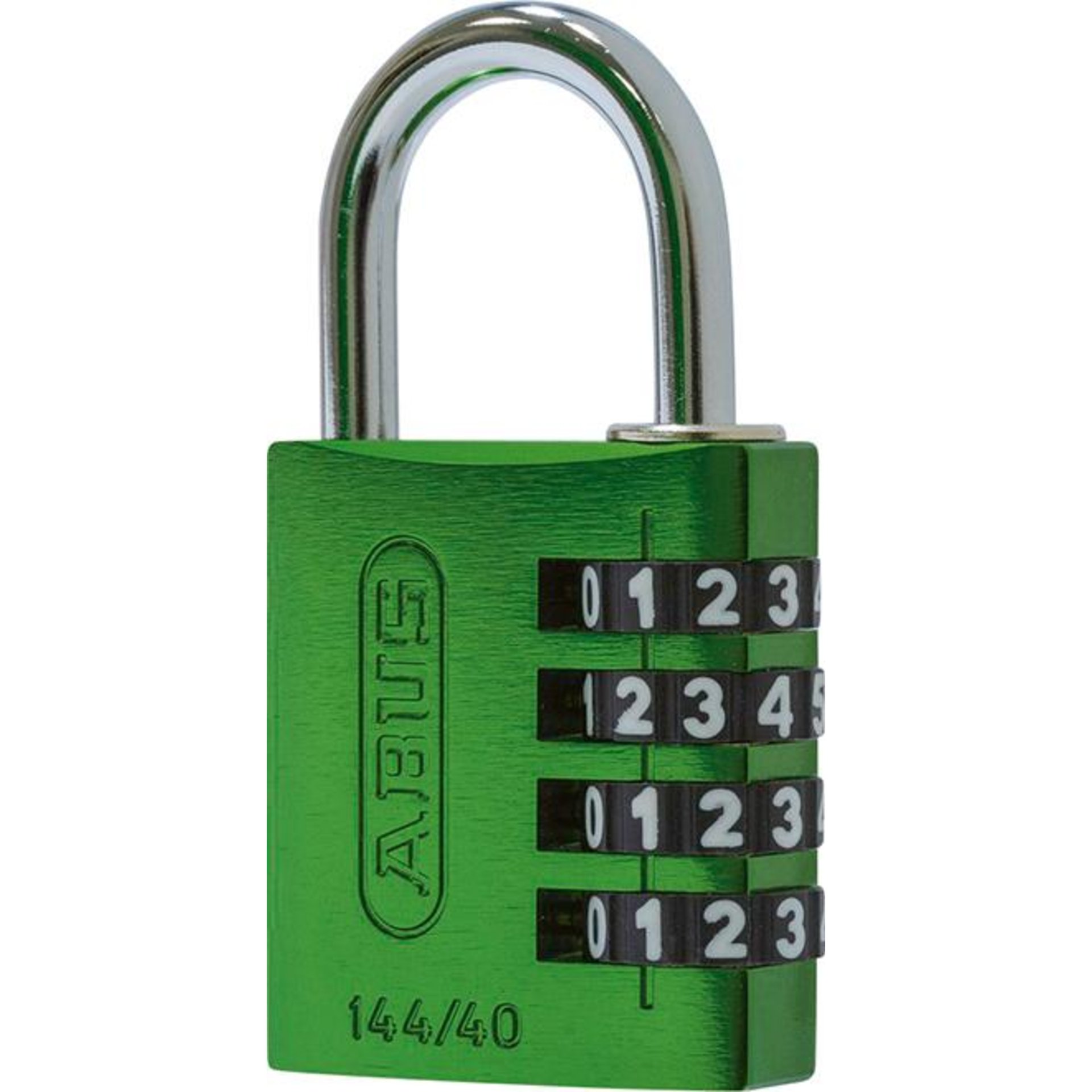 Zahlen-Hangschloss 144/40 grün Lock-Tag