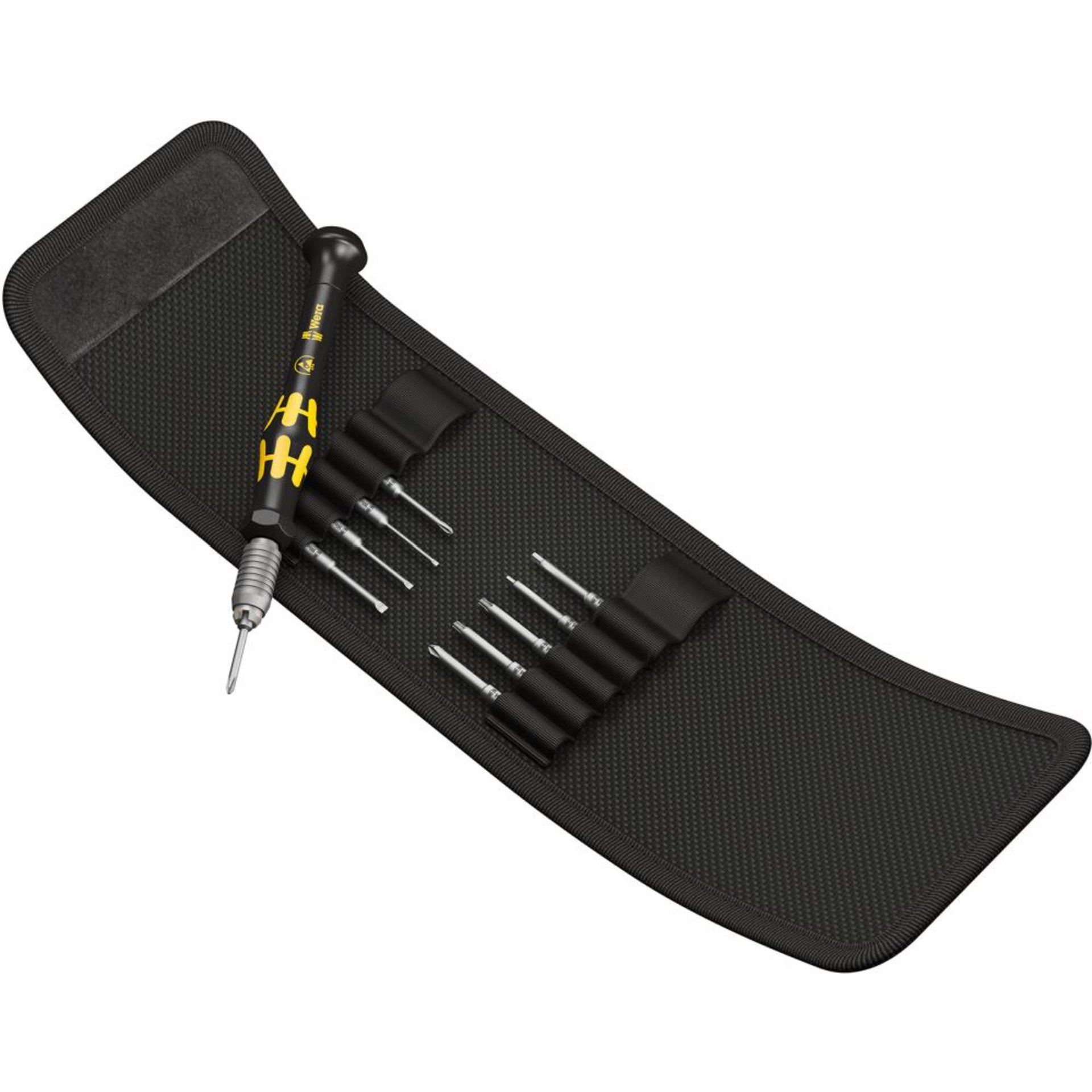 Elektronik- Schraubendreher-Satz ESD mit Wechselklingen 11-teilig Wera