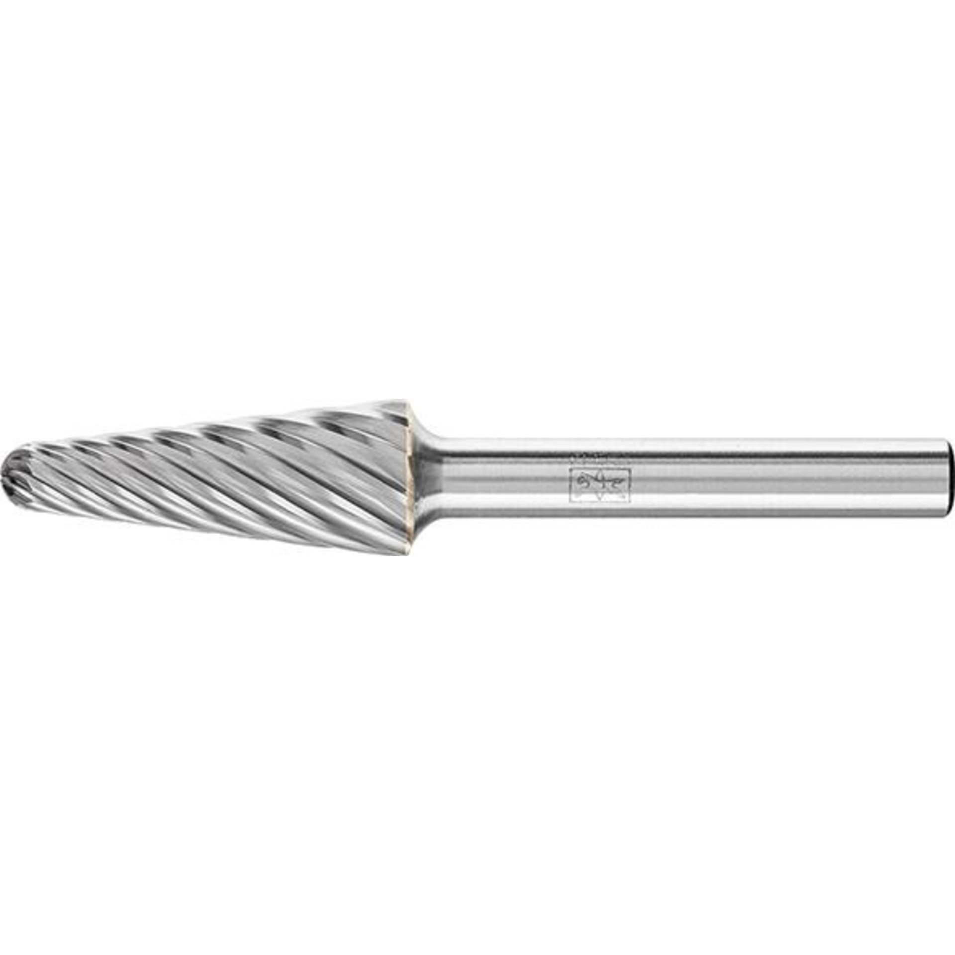 Frässtift HM Rundkegelform 1230 INOX 6mm 12x30mm Pferd