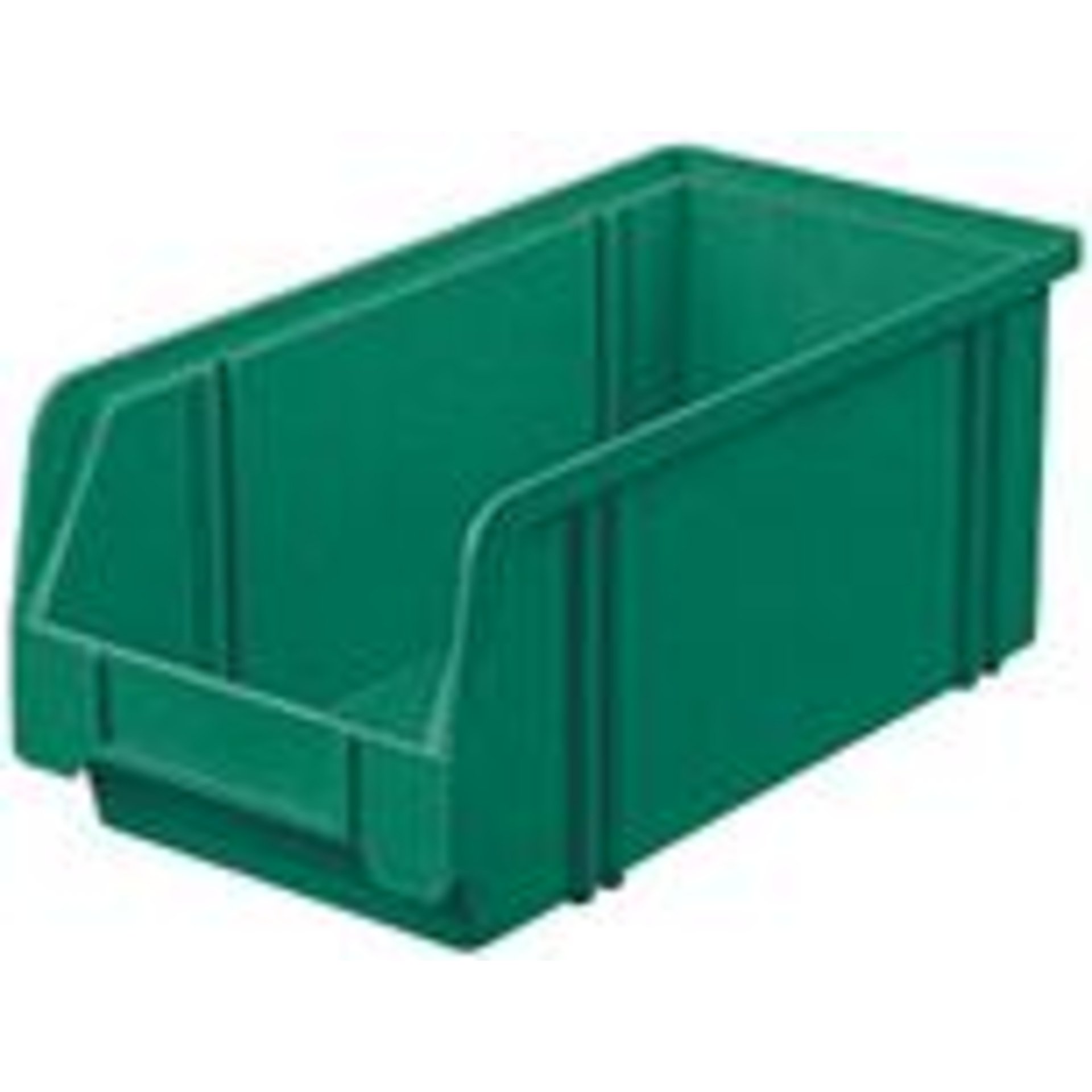 Sichtlagerkasten LK 3A grün 290/266x140x130 mm LA-KA-PE