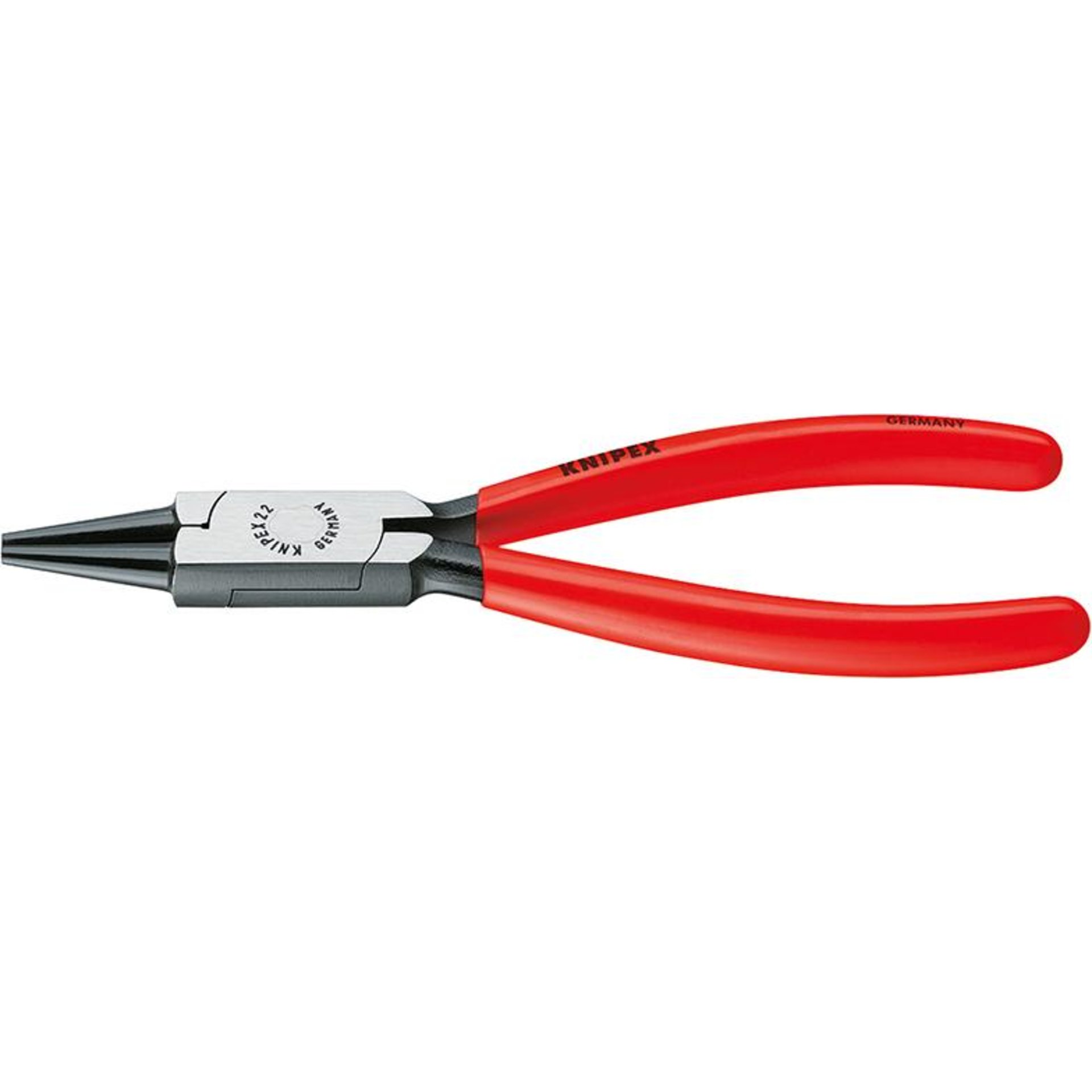 Rundzange 2201 EAN poliert 160mm KNIPEX